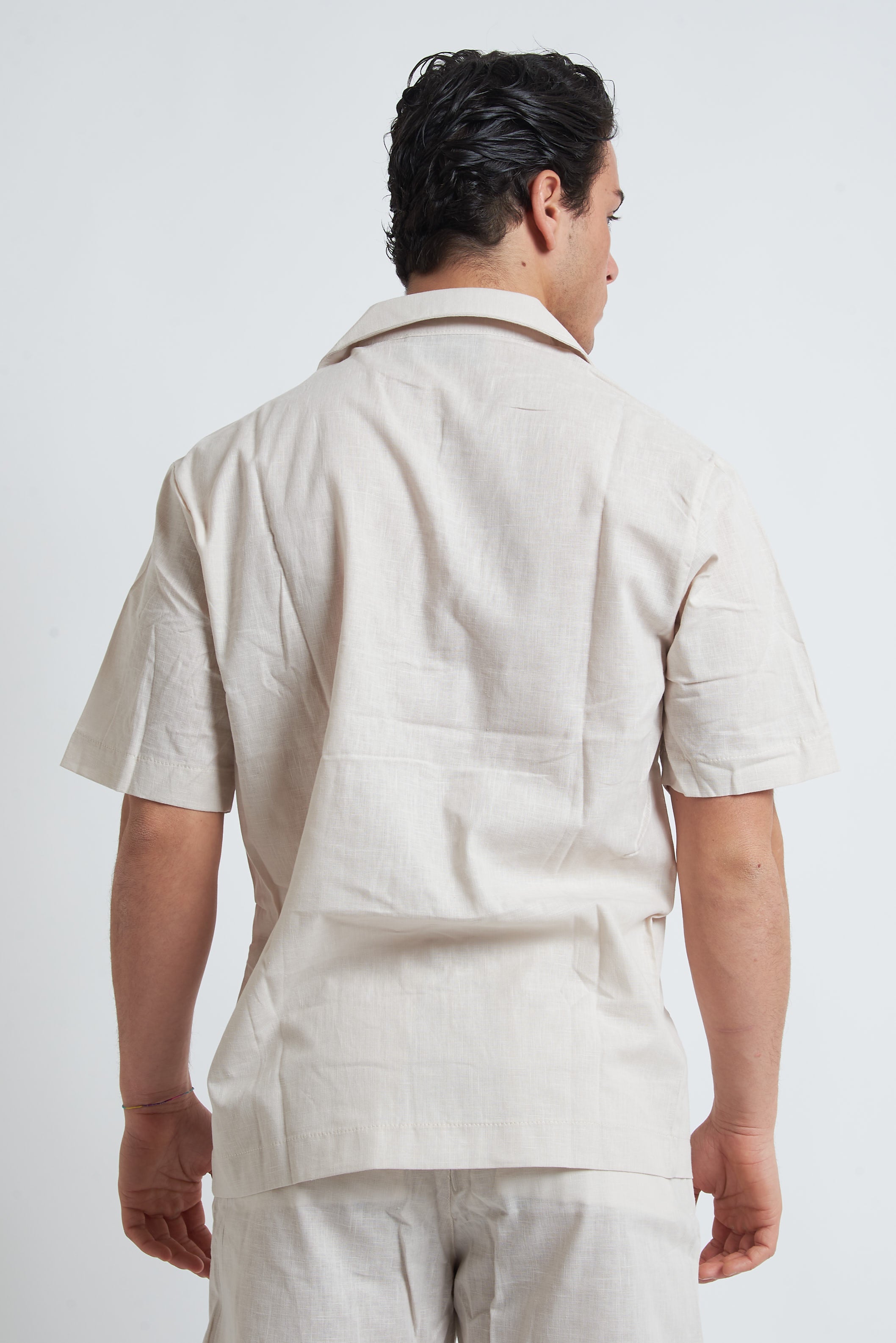 Camicia misto lino unito