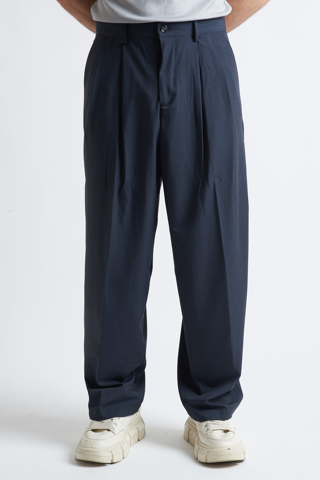 Pantalone due pence poliviscosa