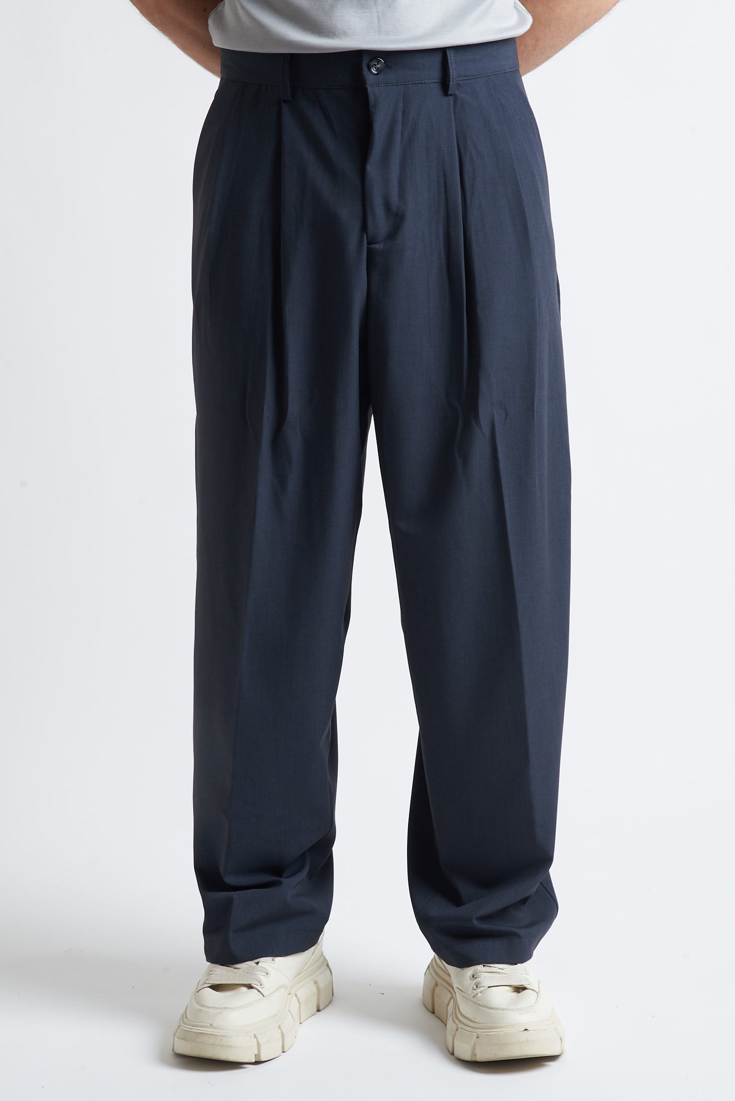 Pantalone due pence poliviscosa