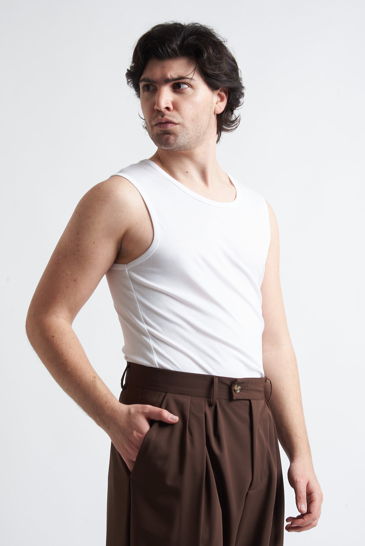 Canotta filo di scozia