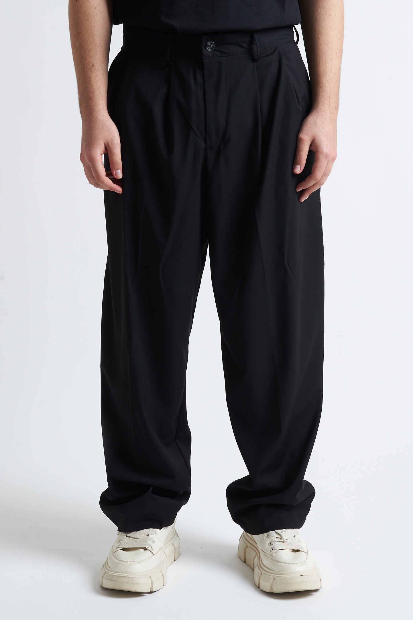 Pantalone due pence poliviscosa