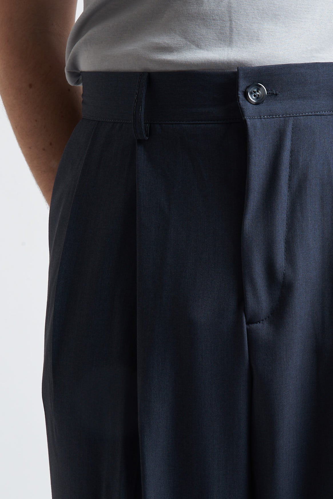 Pantalone due pence poliviscosa