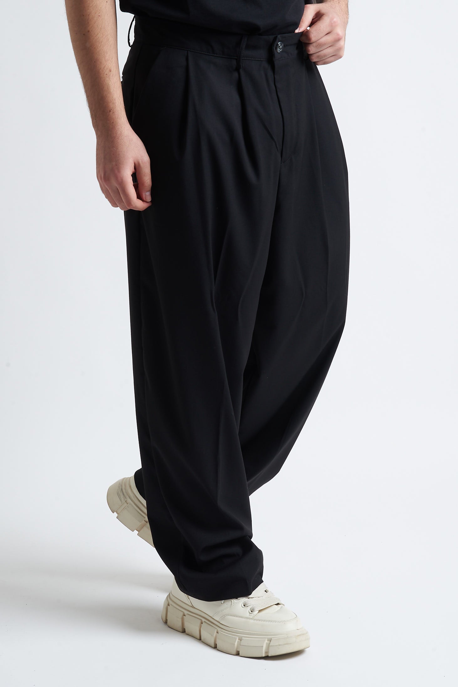 Pantalone due pence poliviscosa