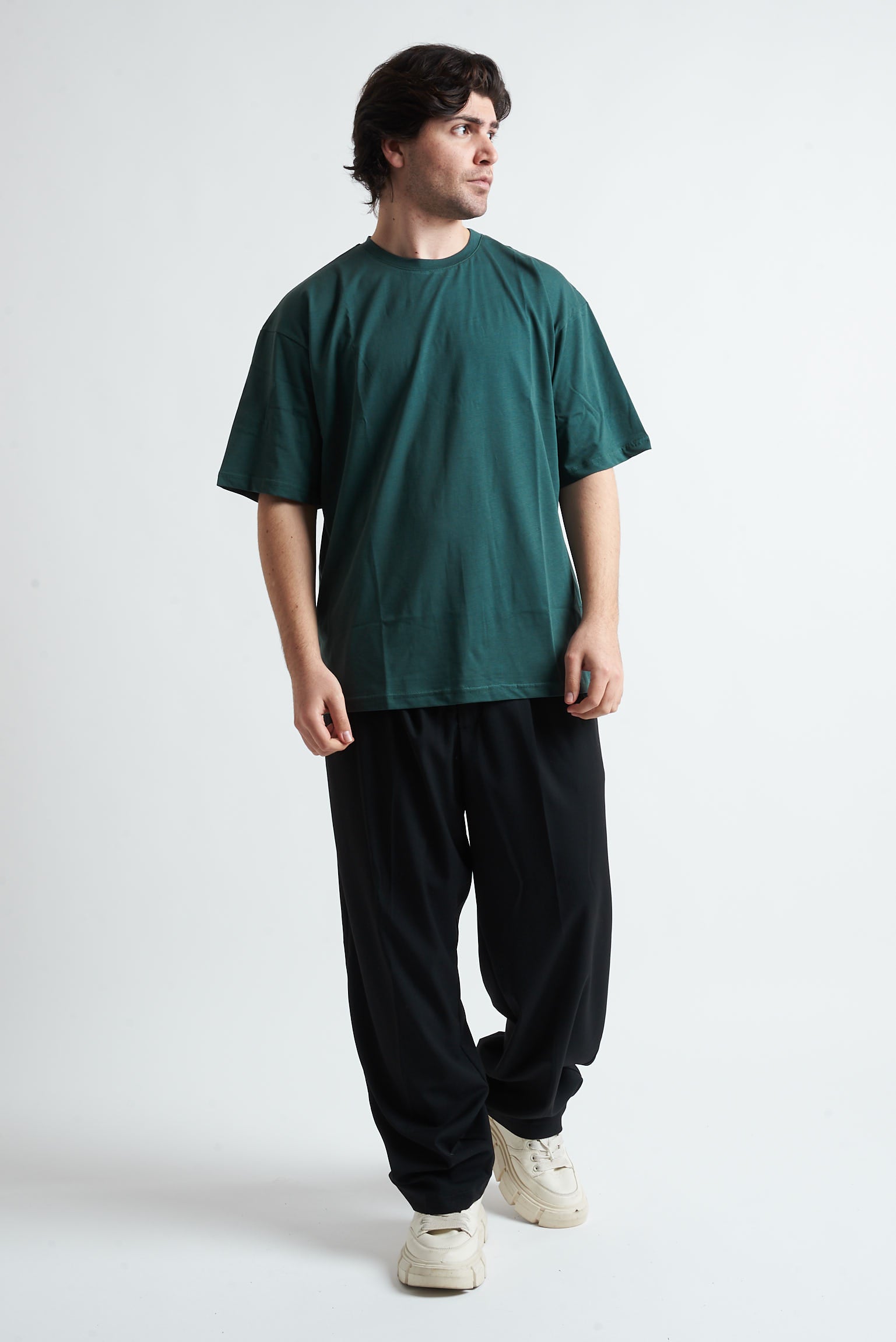 T shirt big over in cotone