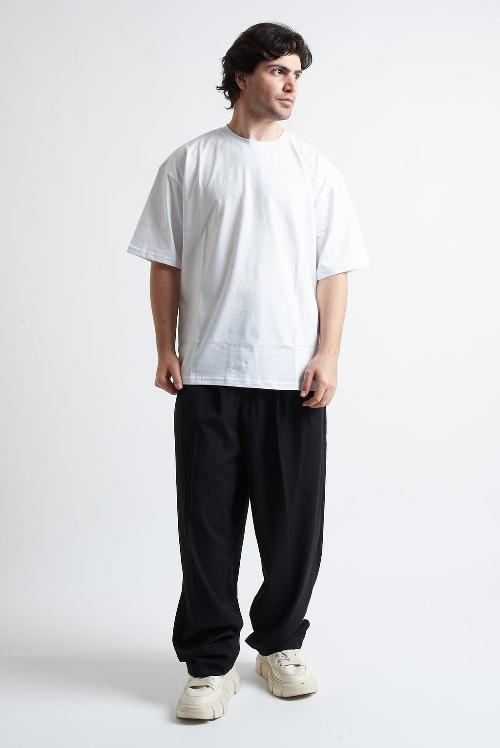 T shirt big over in cotone