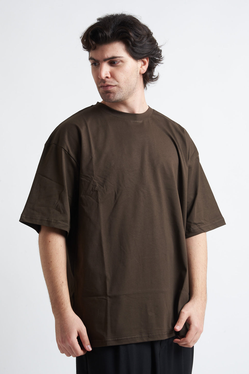 T shirt big over in cotone