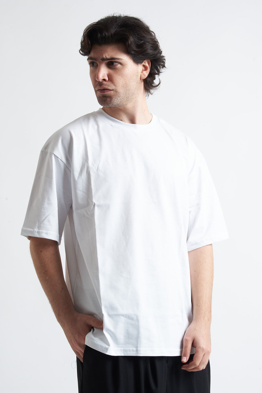 T shirt big over in cotone