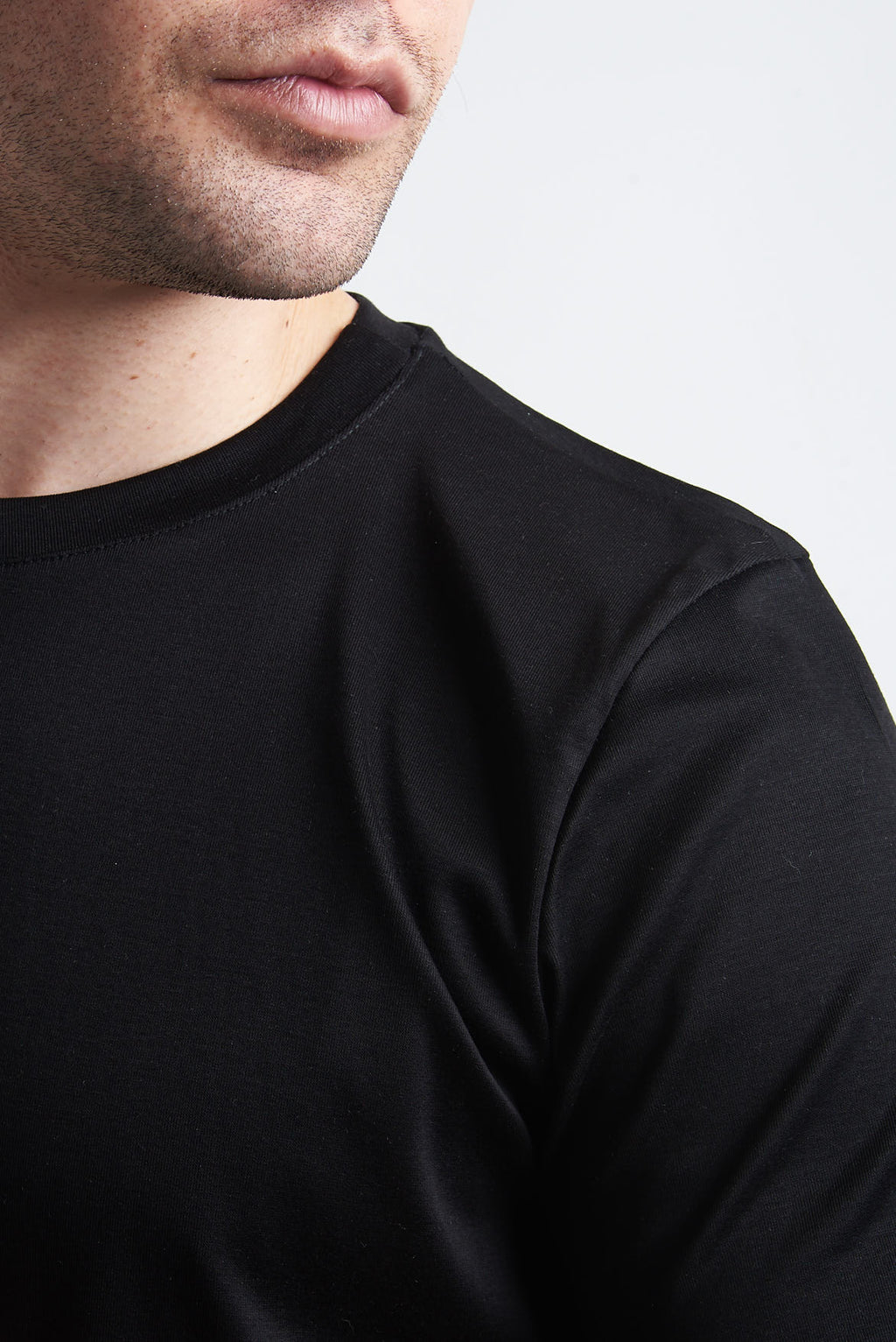 T shirt regular filo di scozia