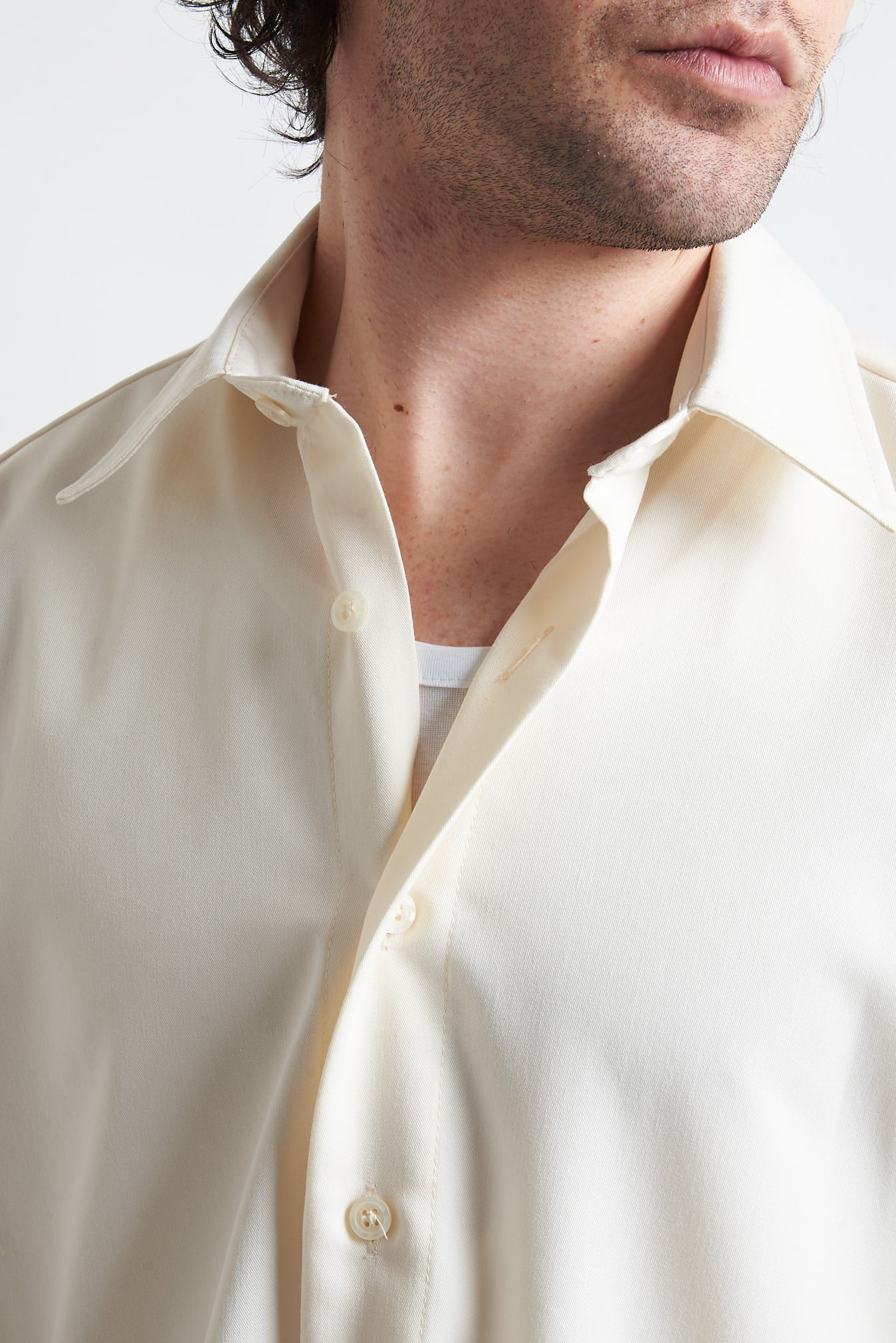 Camicia crop in poliviscosa