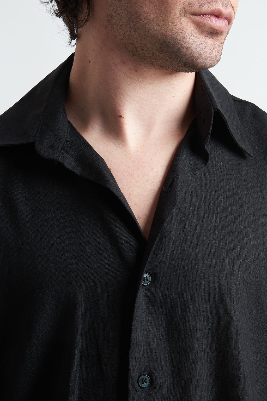 Camicia crop in poliviscosa