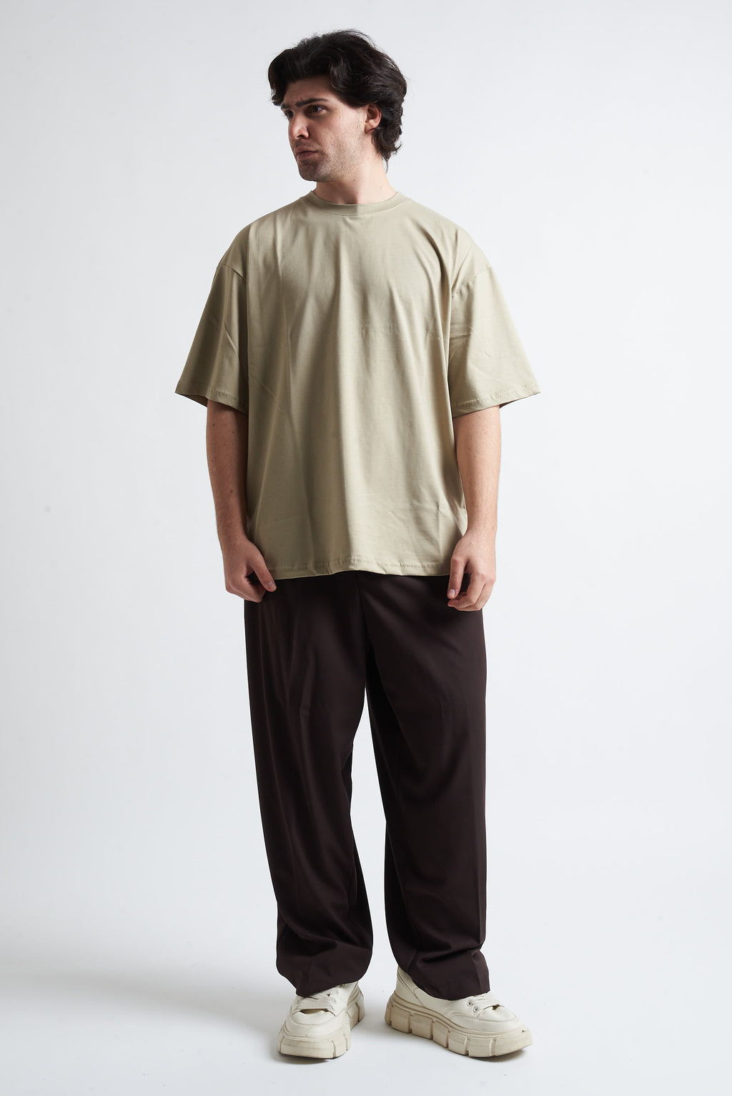 T shirt big over in cotone