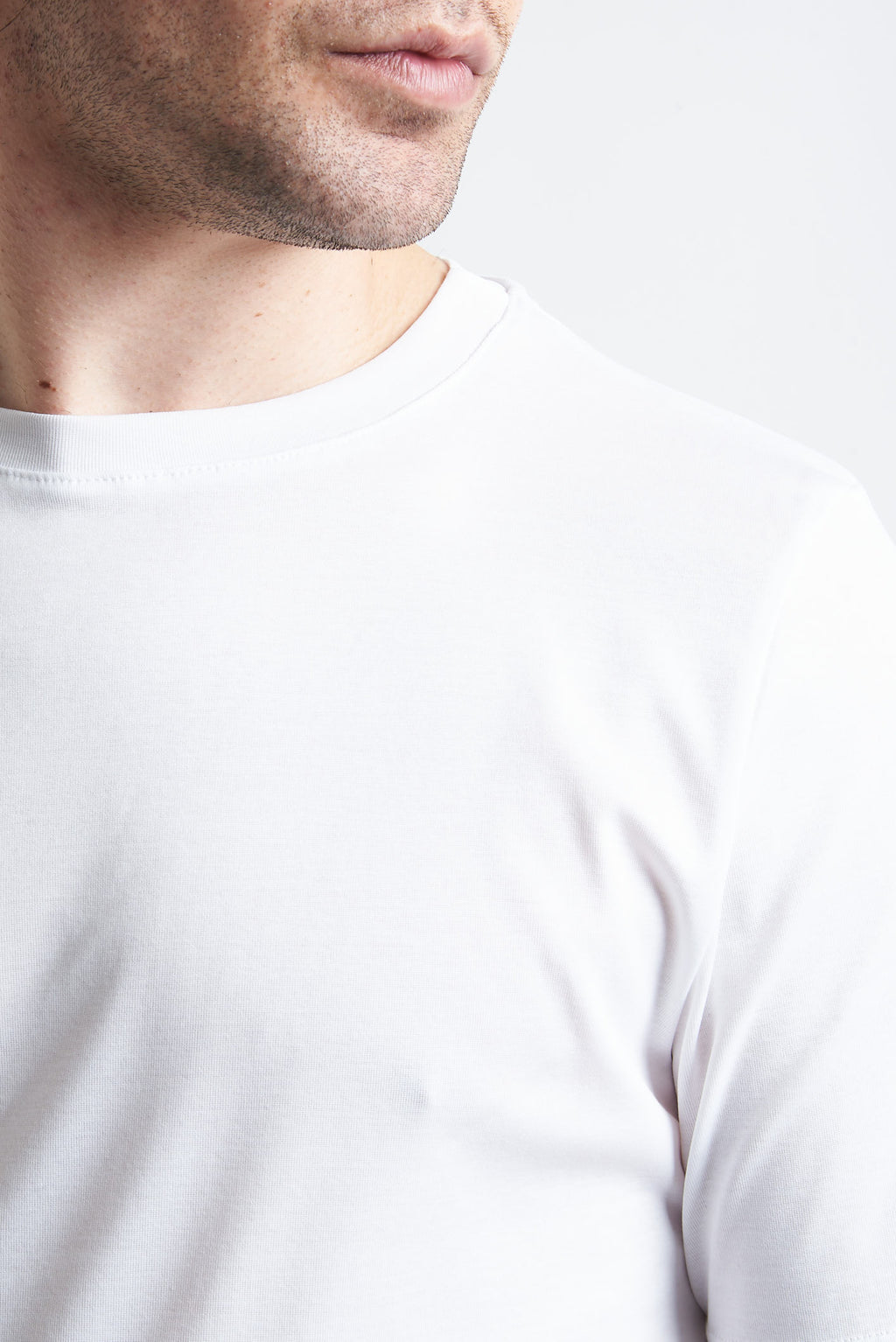 T shirt regular filo di scozia