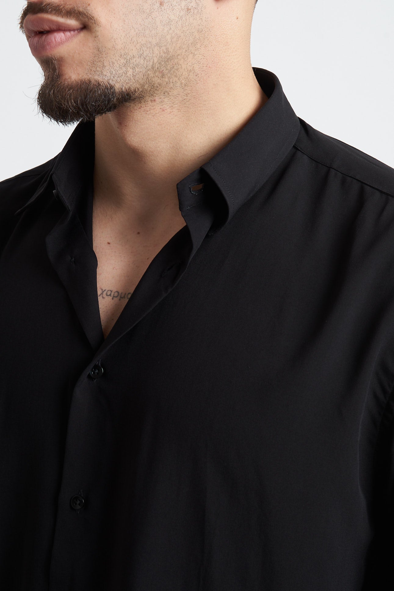 Camicia crop in viscosa