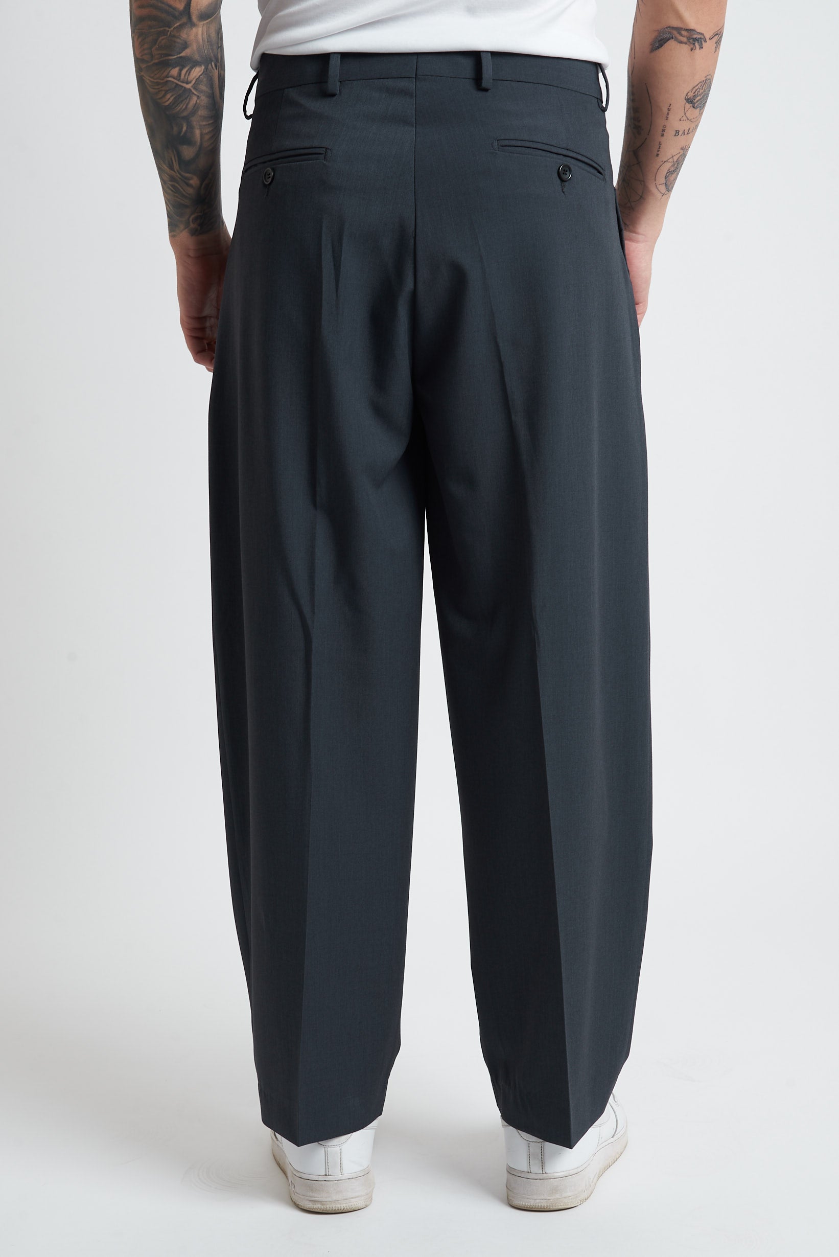 Pantaloni pence lunga poliviscosa