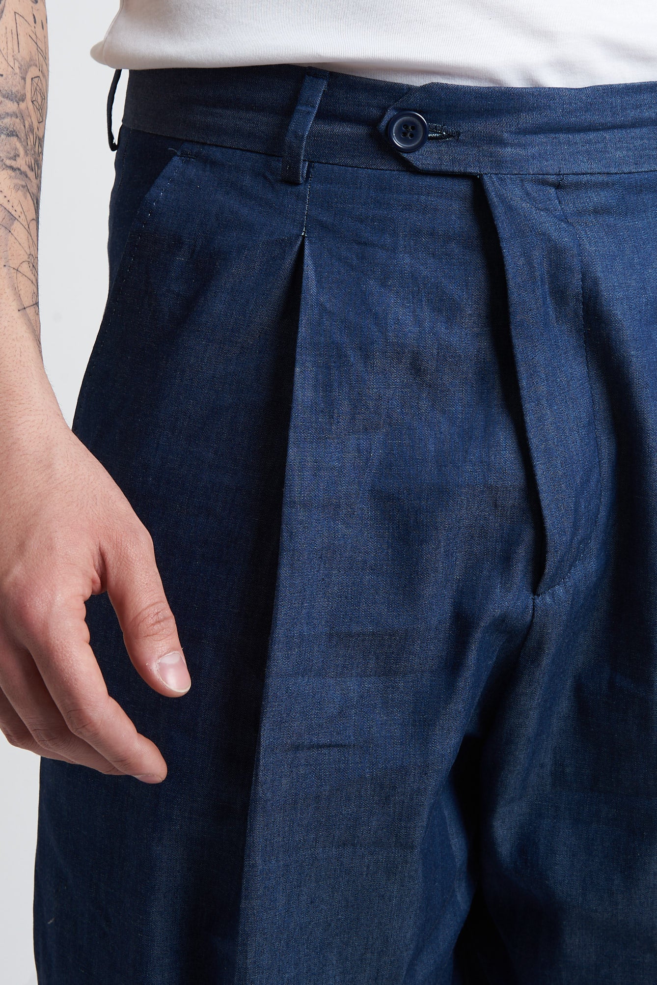 Pantaloni pence lunga poliviscosa