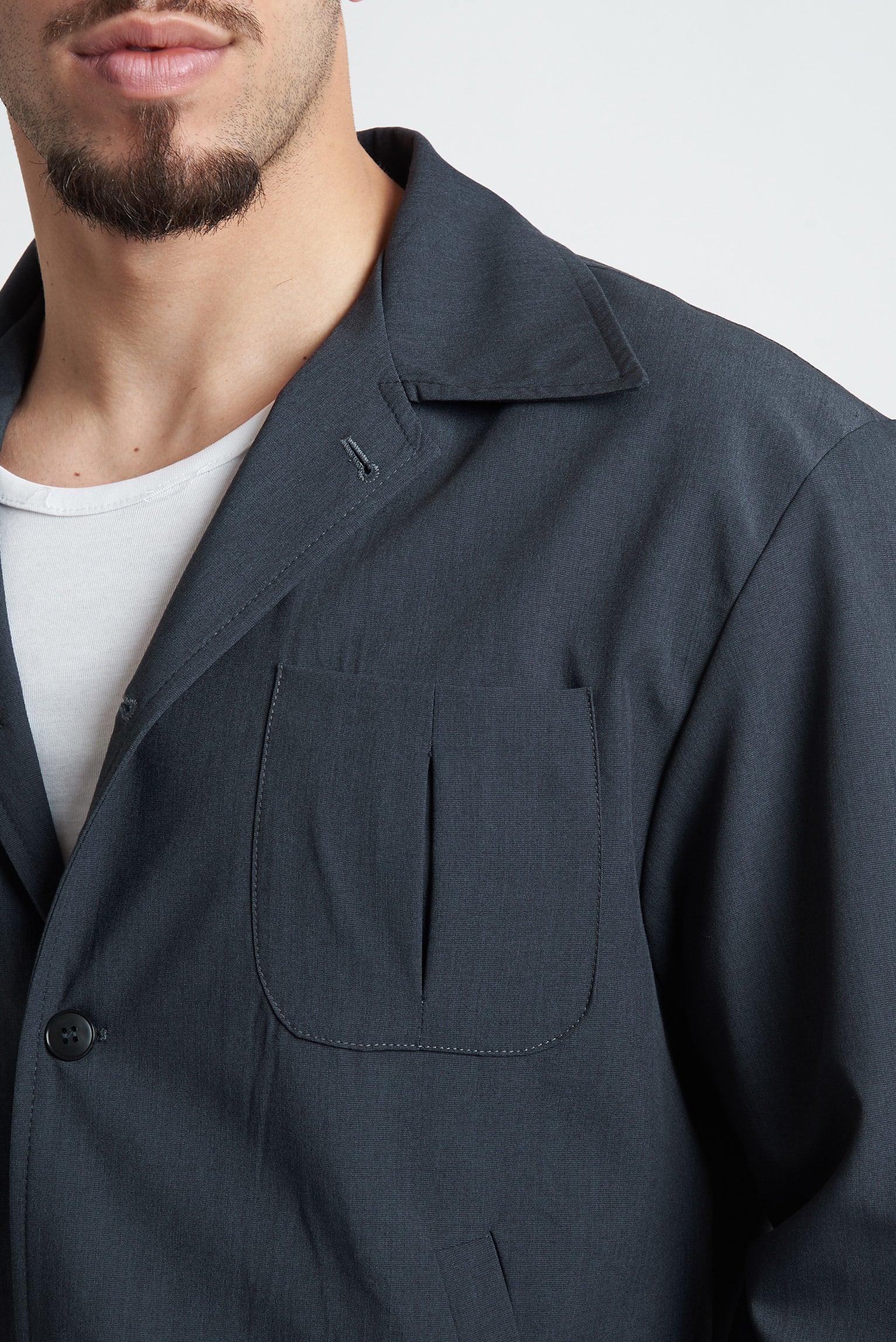 Giacca crop in poliviscosa