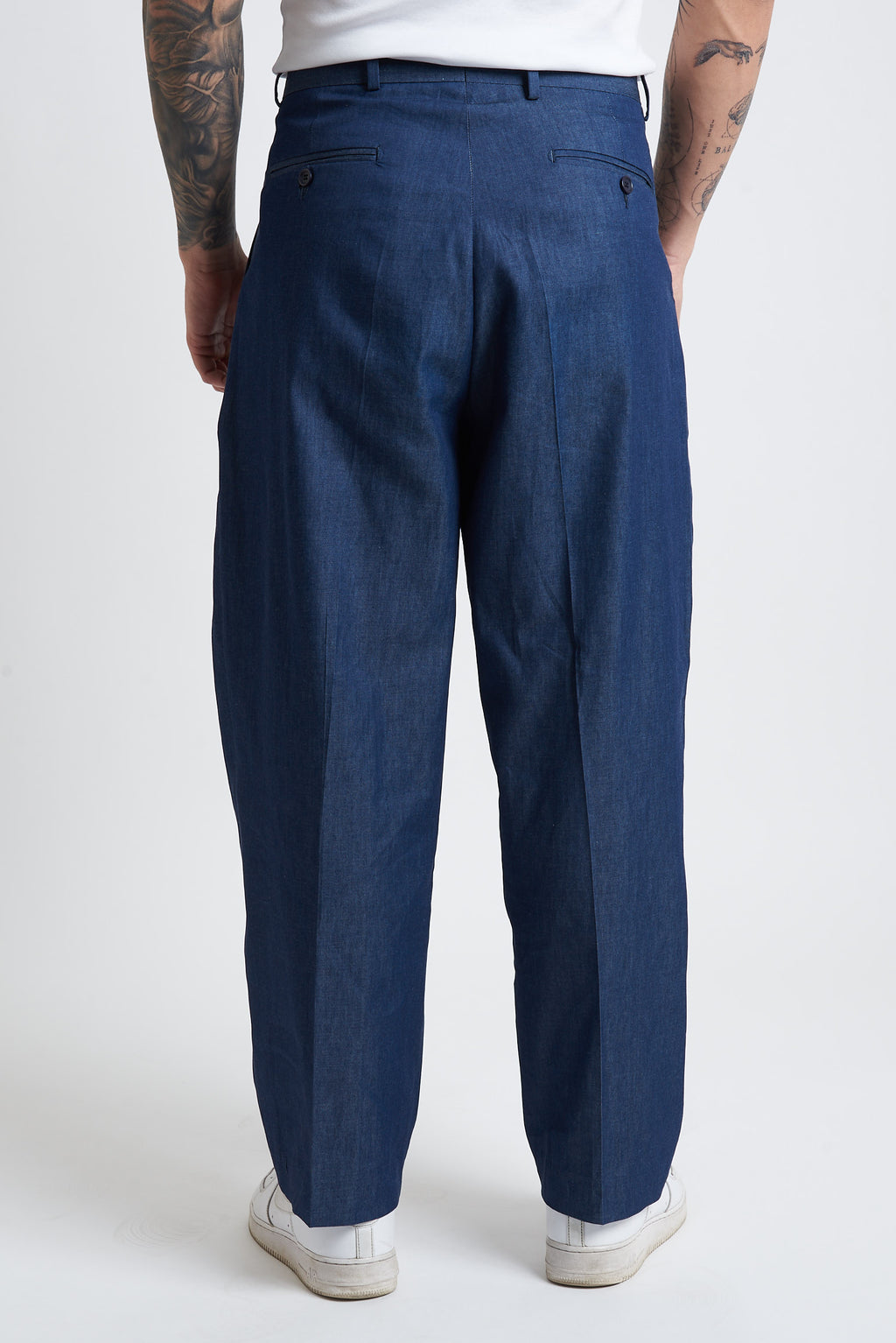 Pantaloni pence lunga poliviscosa