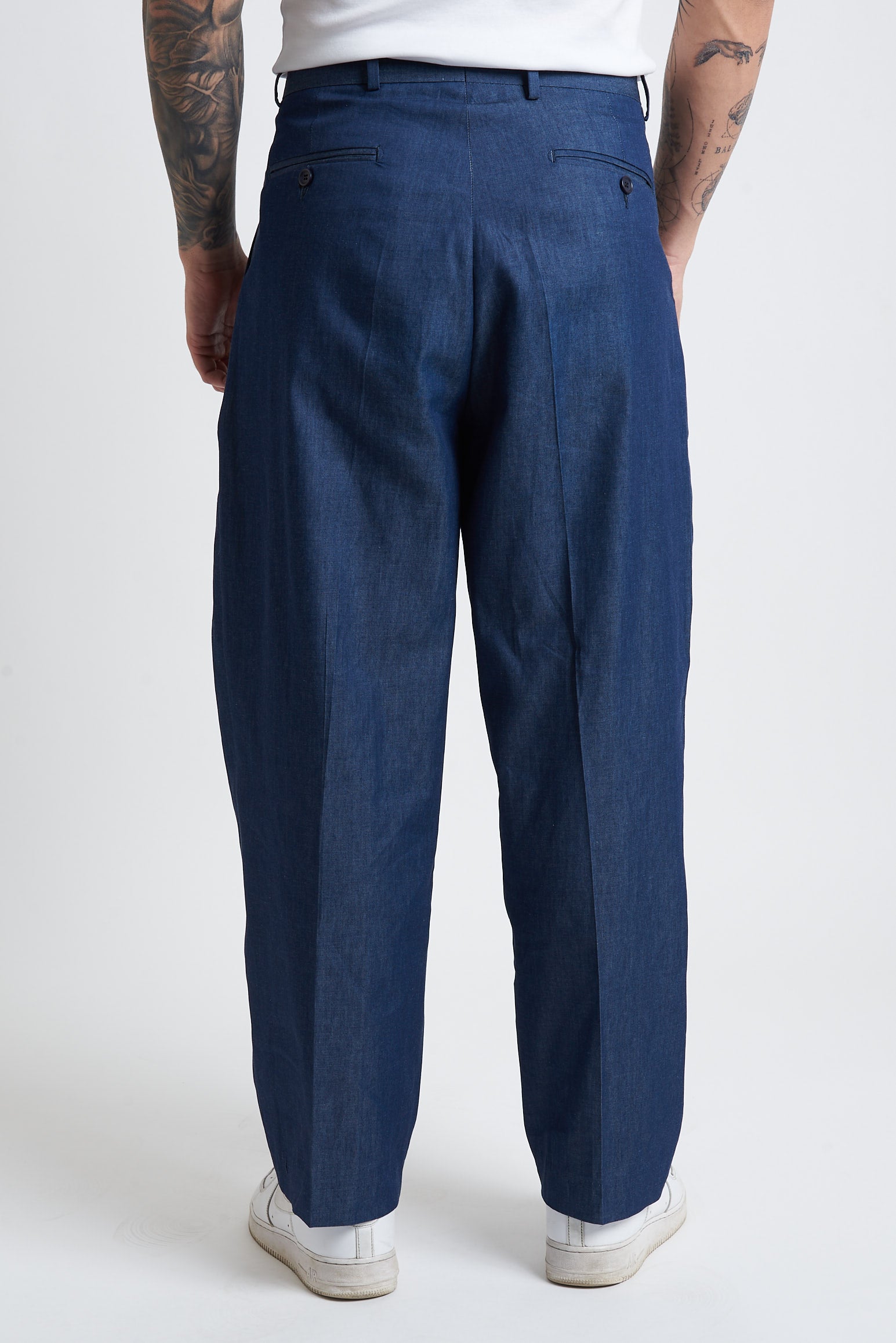 Pantaloni pence lunga poliviscosa