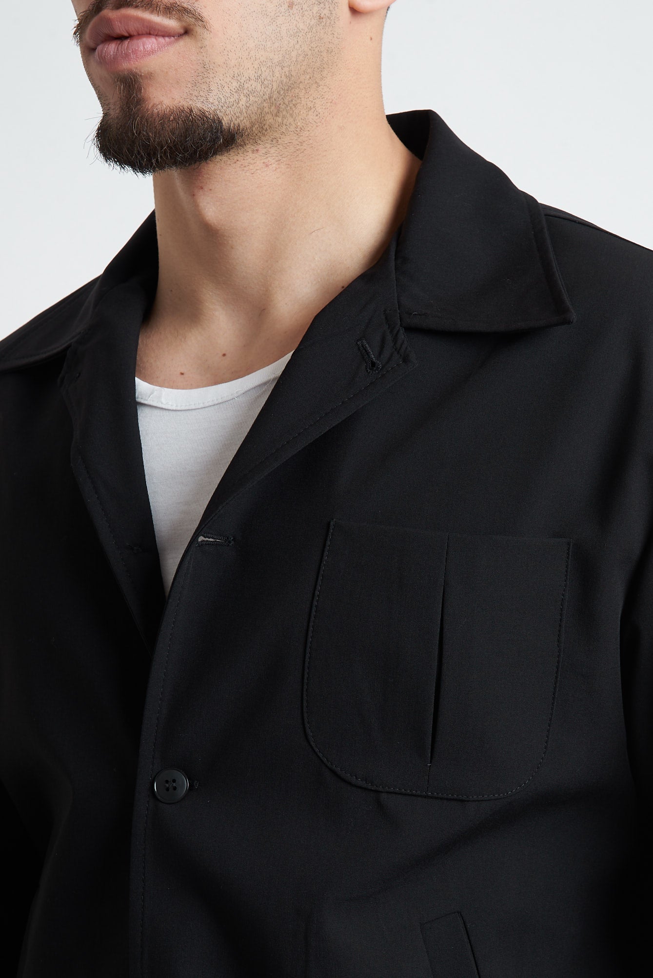 Giacca crop in poliviscosa