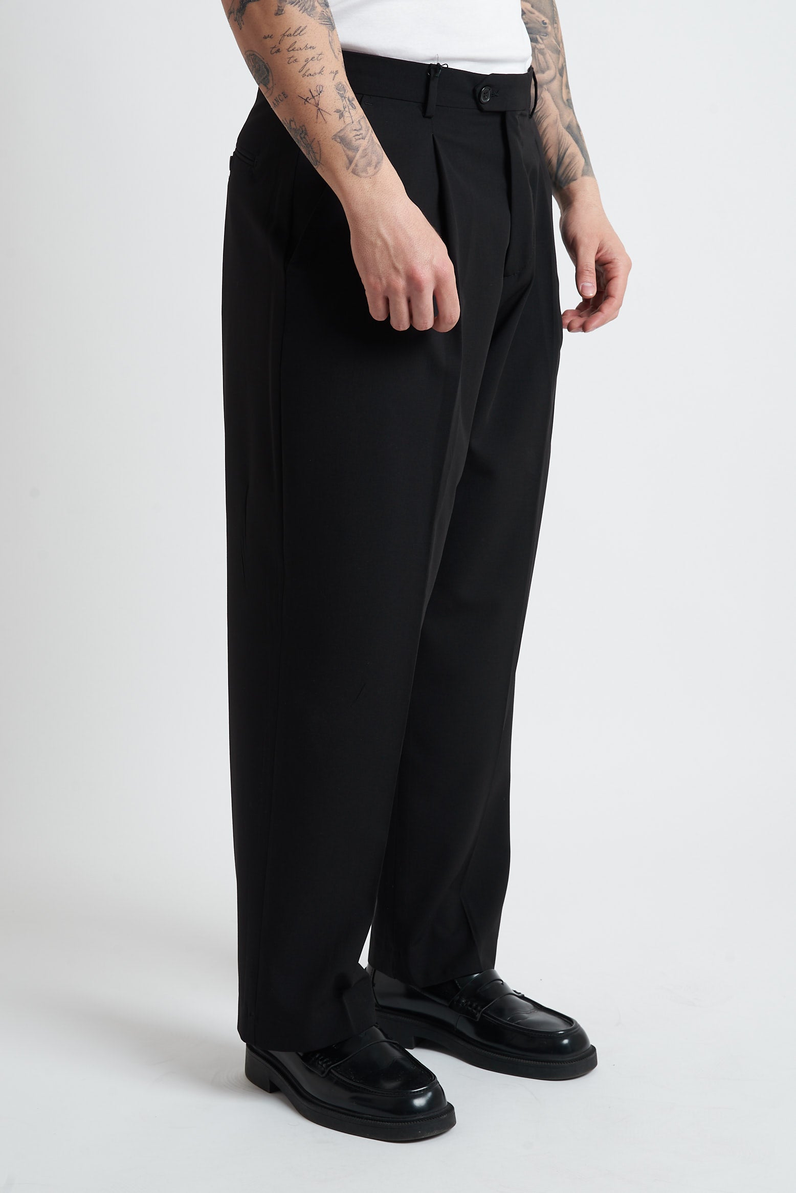 Pantaloni pence lunga poliviscosa