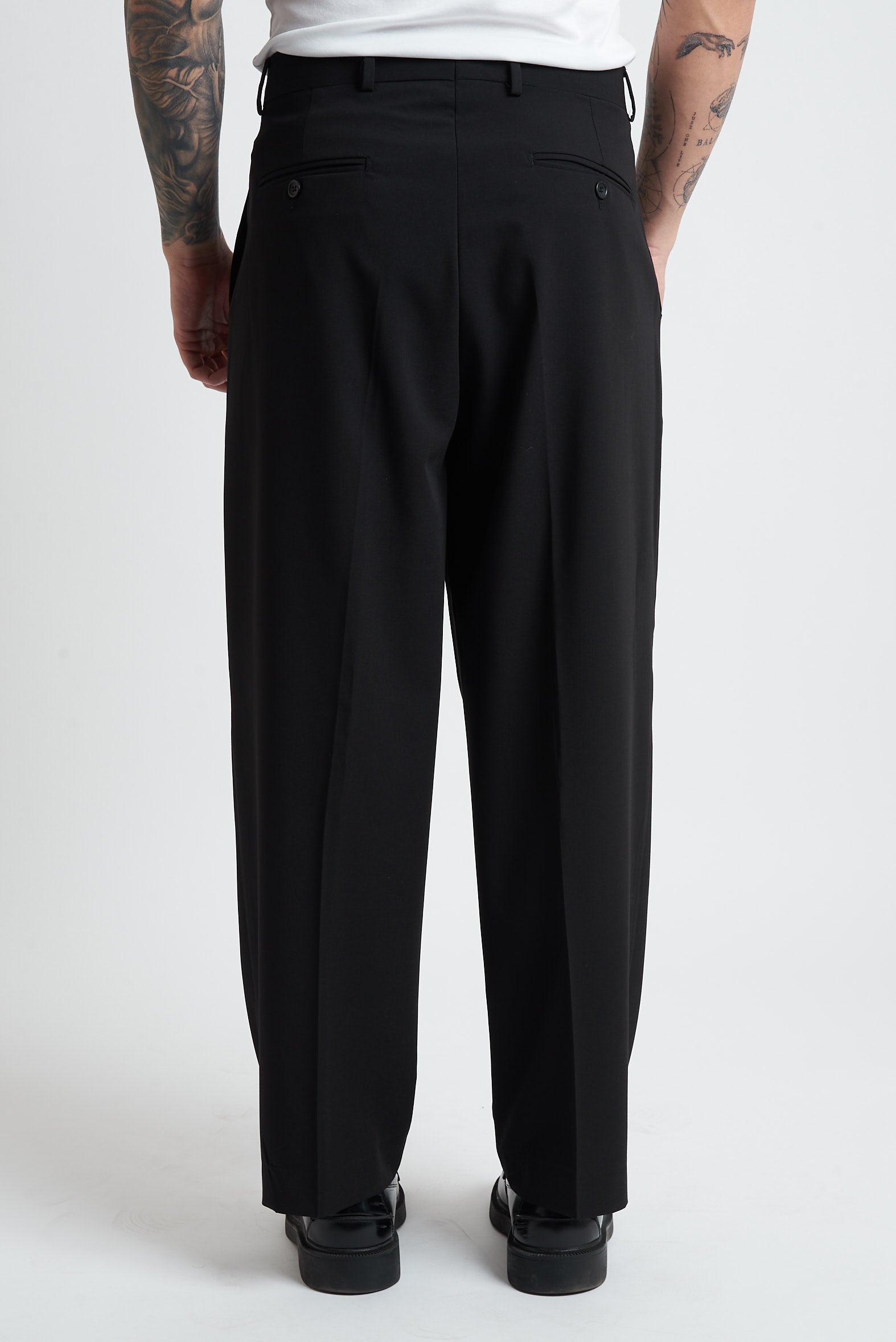 Pantaloni pence lunga poliviscosa