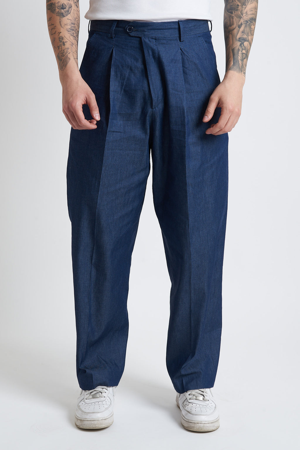 Pantaloni pence lunga poliviscosa