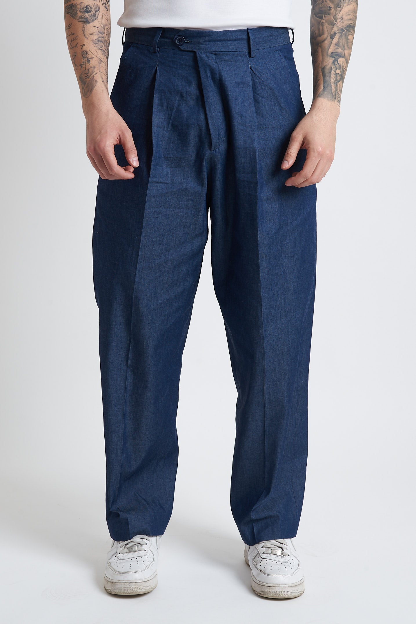 Pantaloni pence lunga poliviscosa