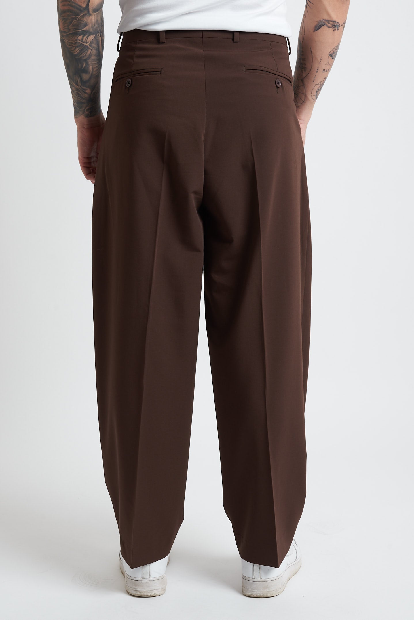 Pantaloni pence lunga poliviscosa