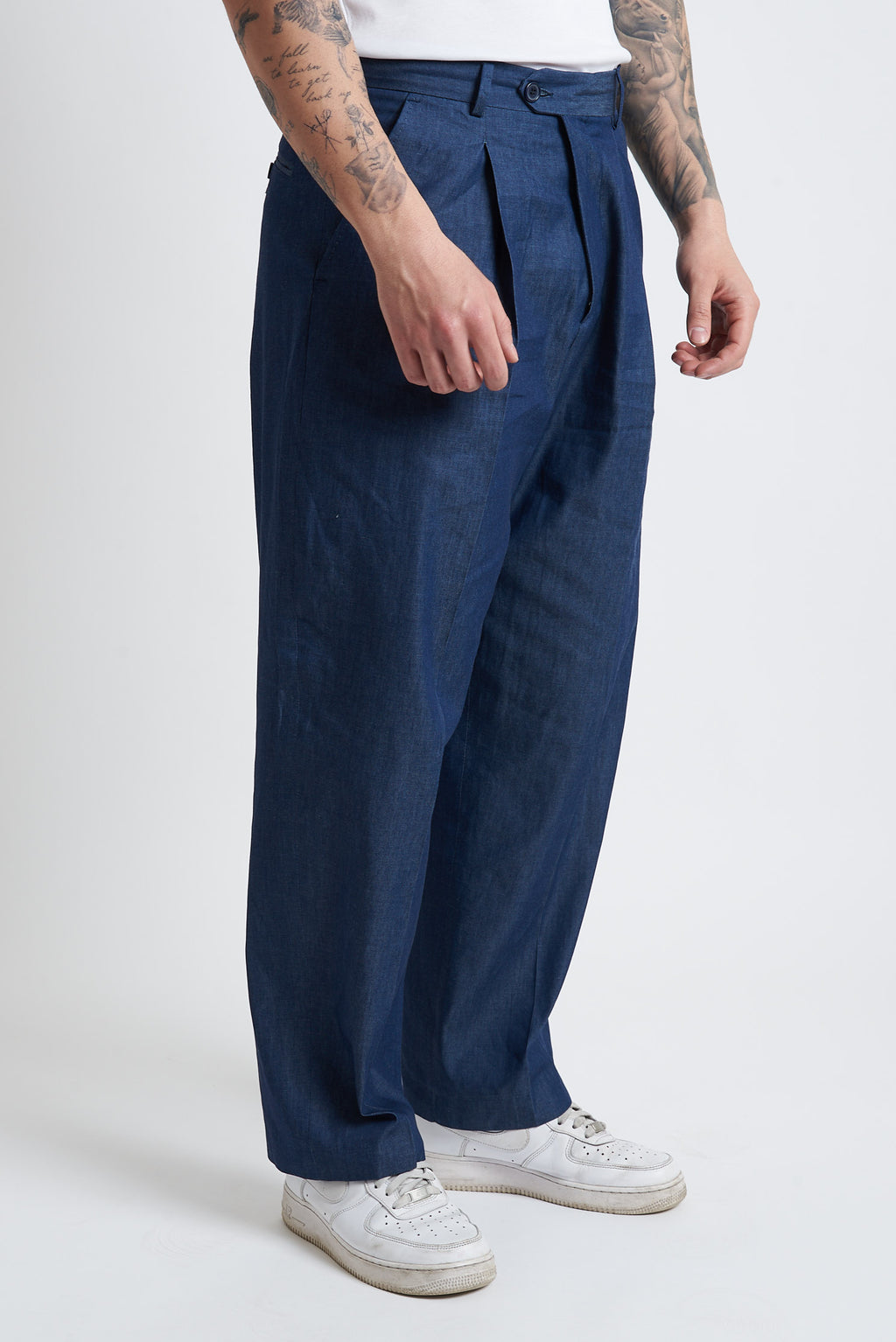 Pantaloni pence lunga poliviscosa