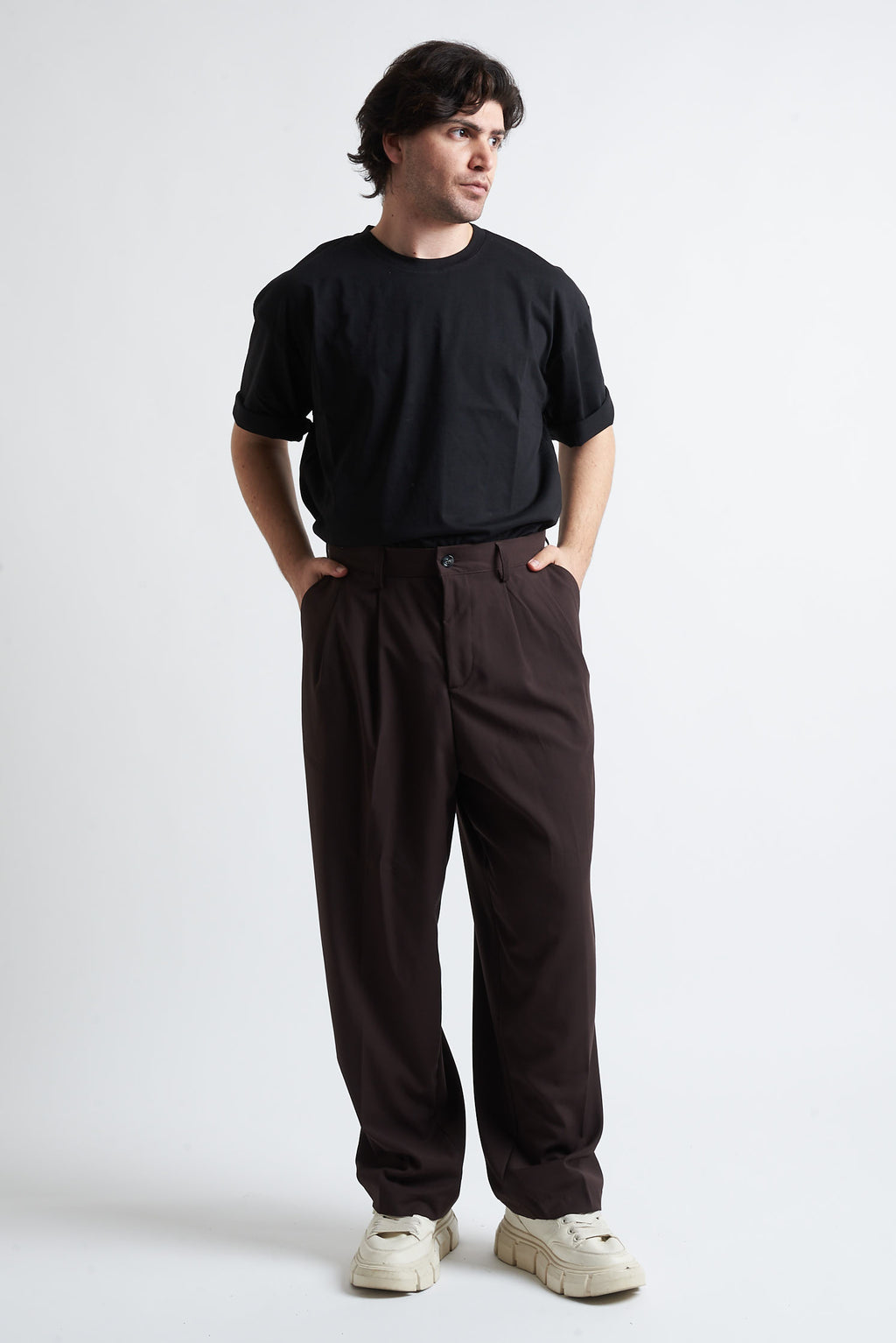 Pantalone due pence poliviscosa