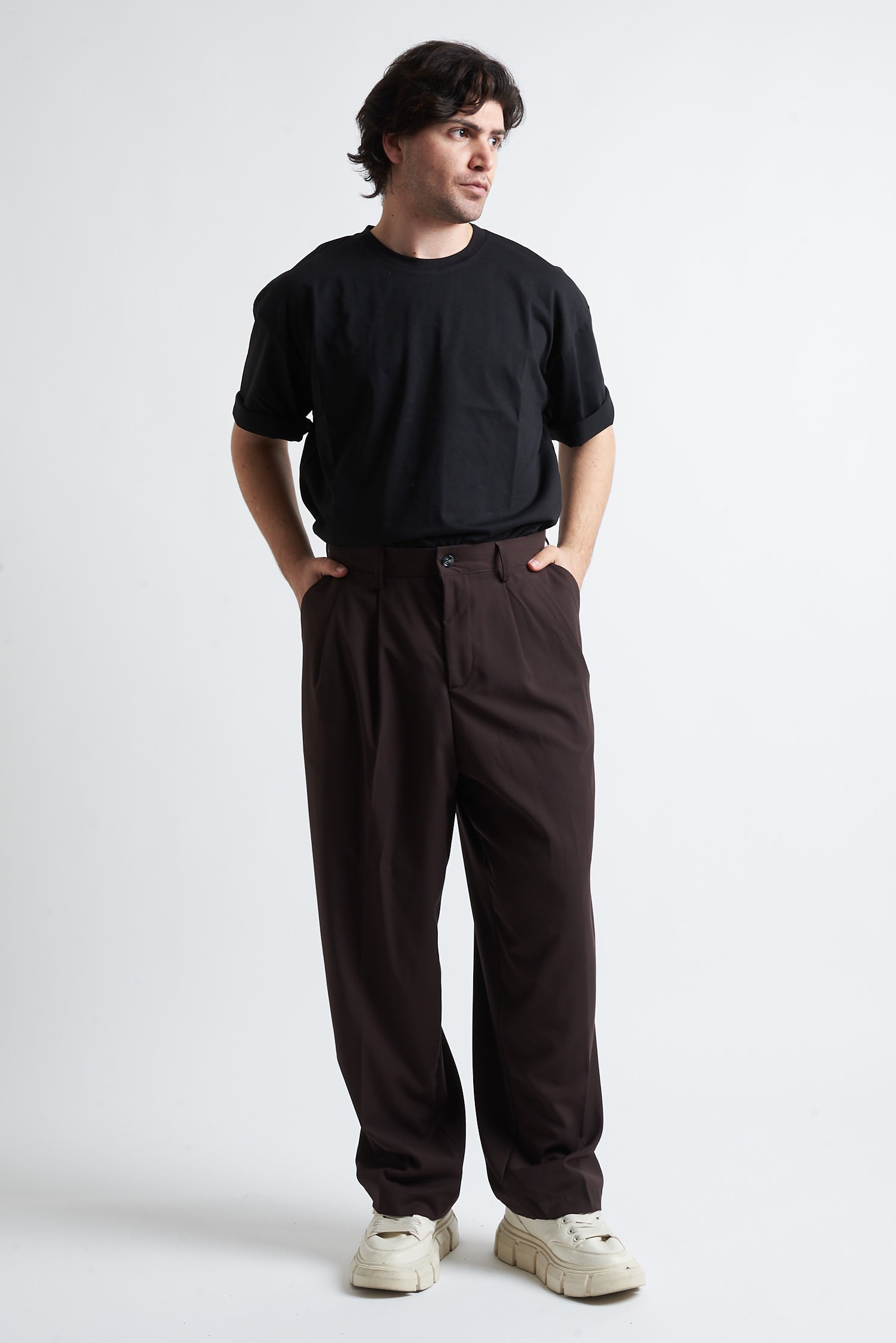 Pantalone due pence poliviscosa