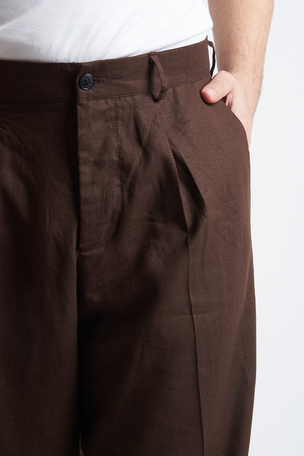 Pantaloni balloon fit in poliviscosa