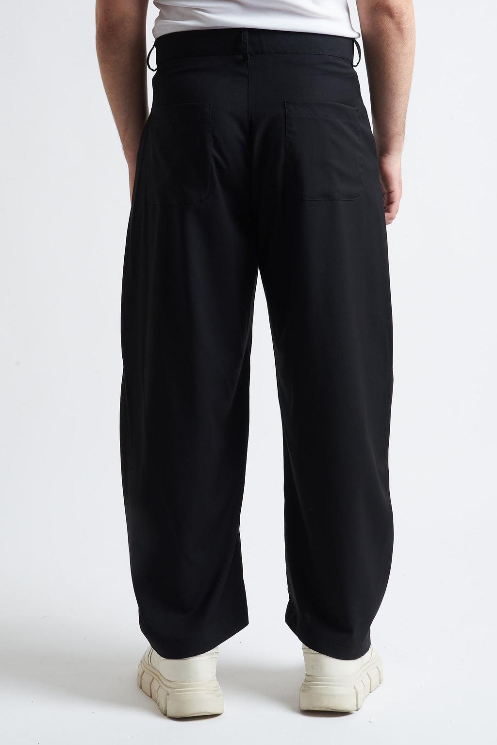 Pantaloni balloon fit in poliviscosa