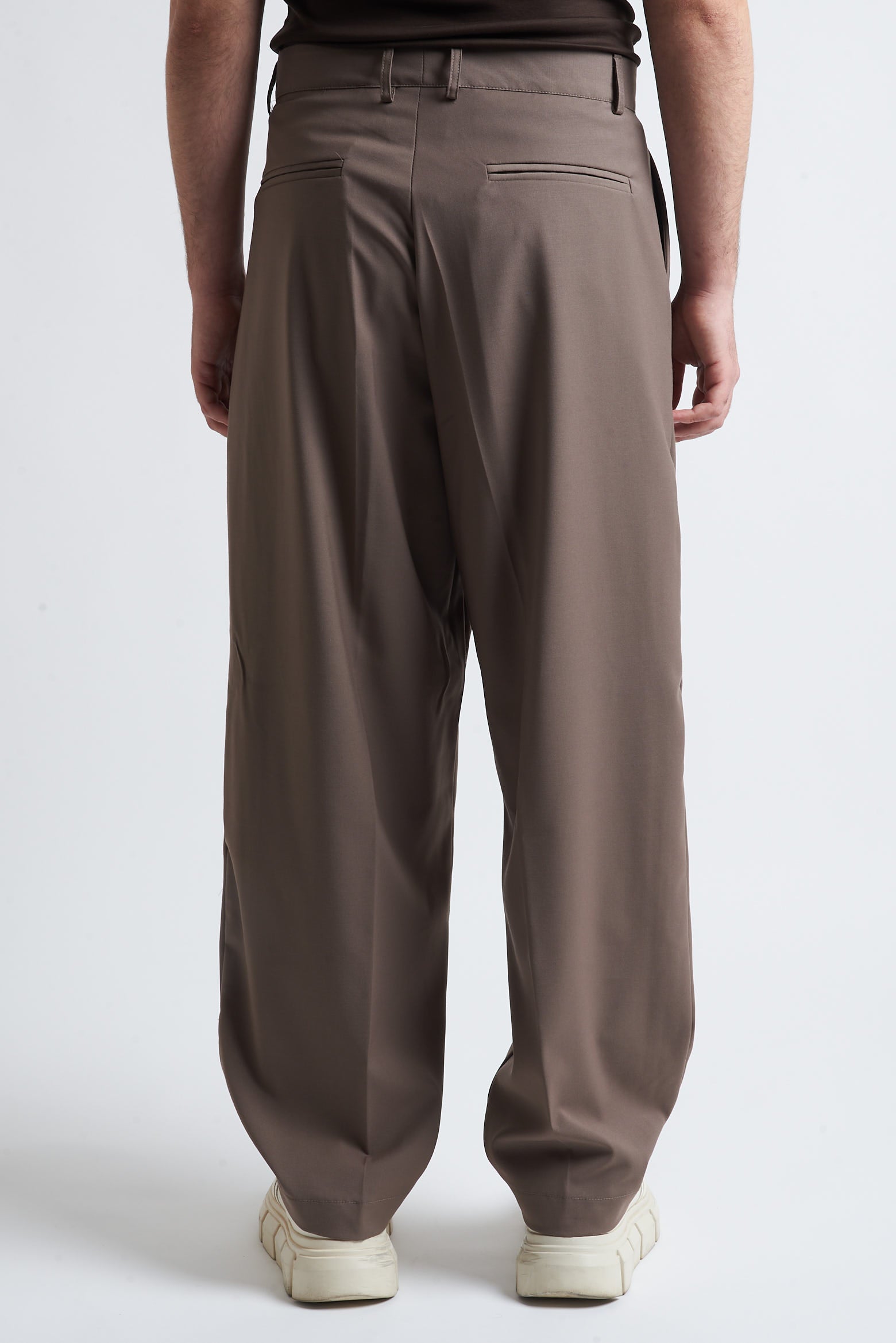 Pantaloni tre pence poliviscosa