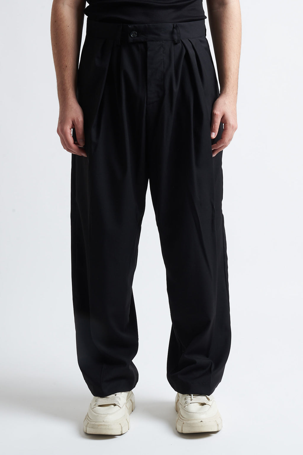 Pantaloni tre pence poliviscosa