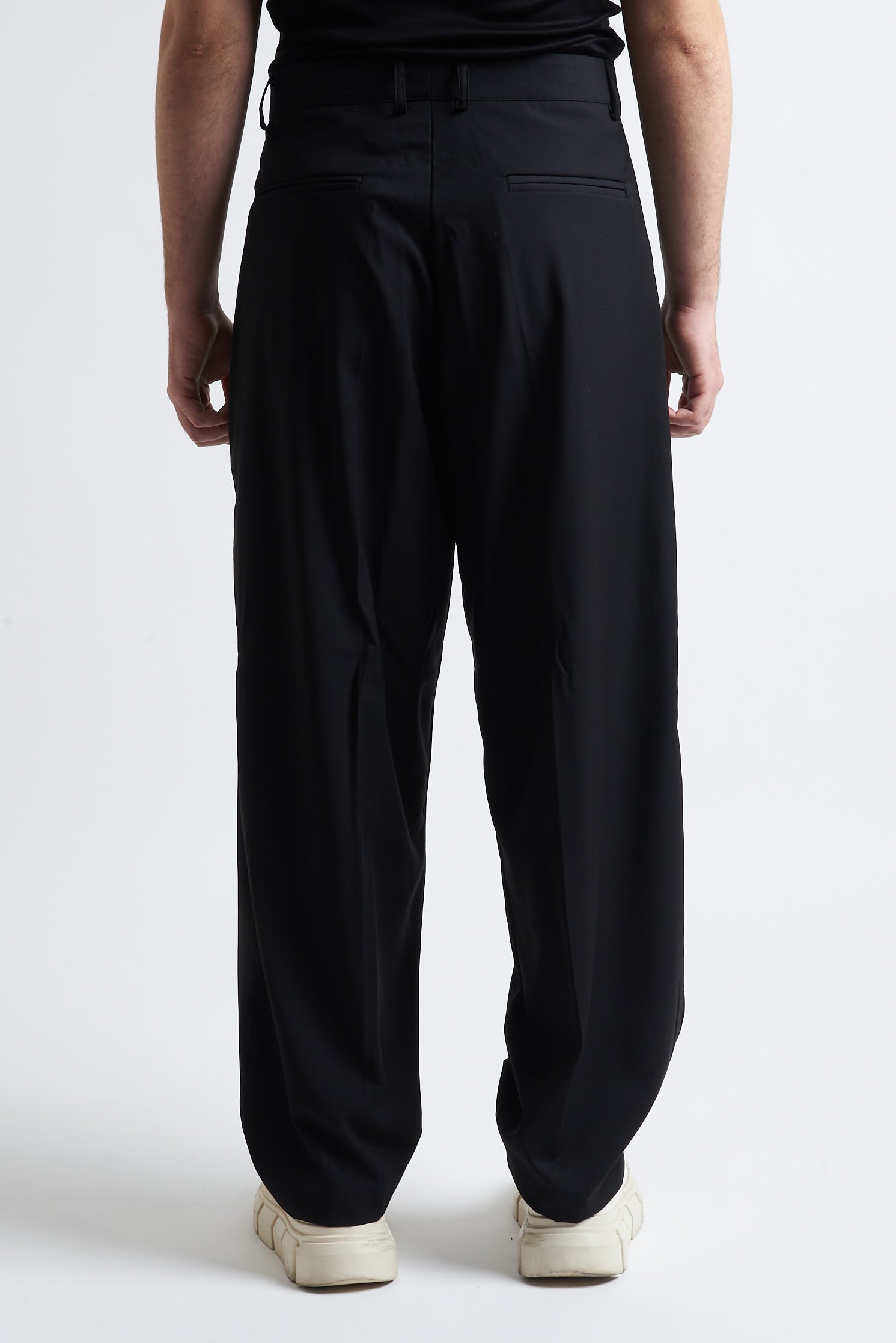 Pantaloni tre pence poliviscosa