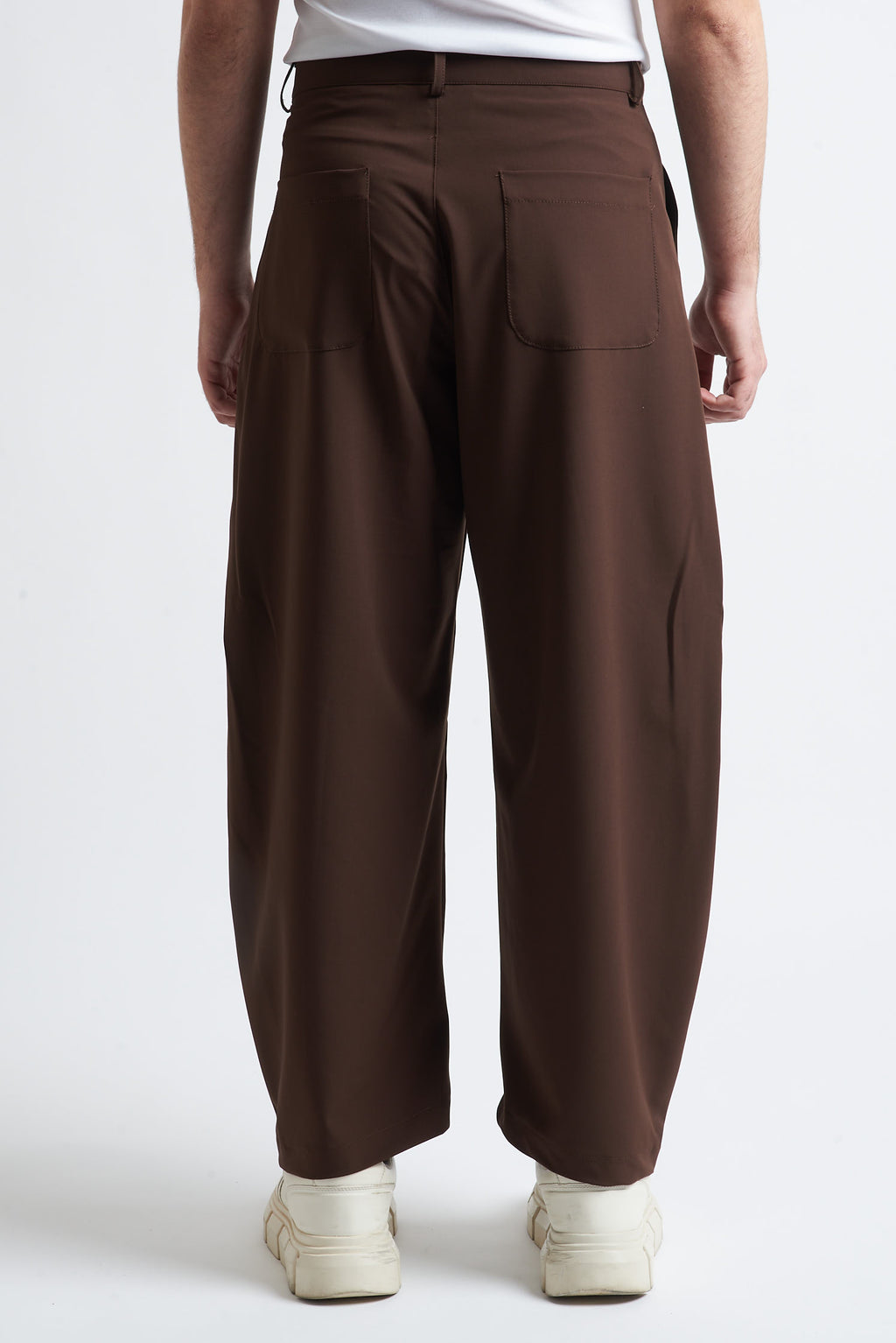 Pantaloni balloon fit in poliviscosa