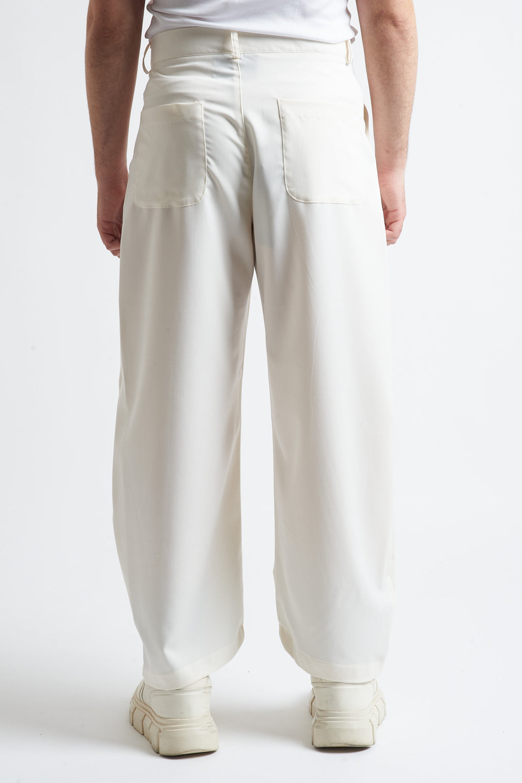Pantaloni balloon fit in poliviscosa