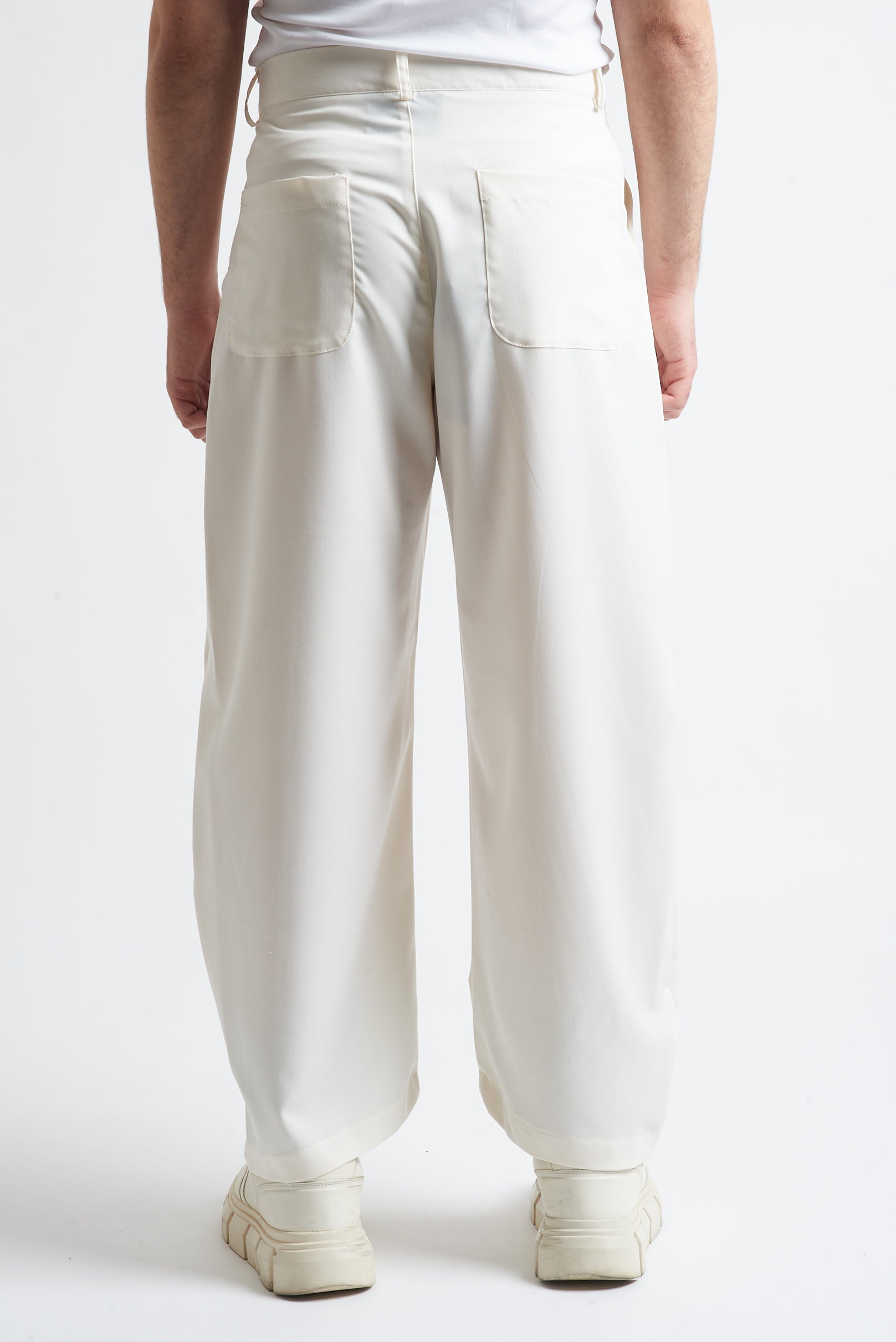 Pantaloni balloon fit in poliviscosa