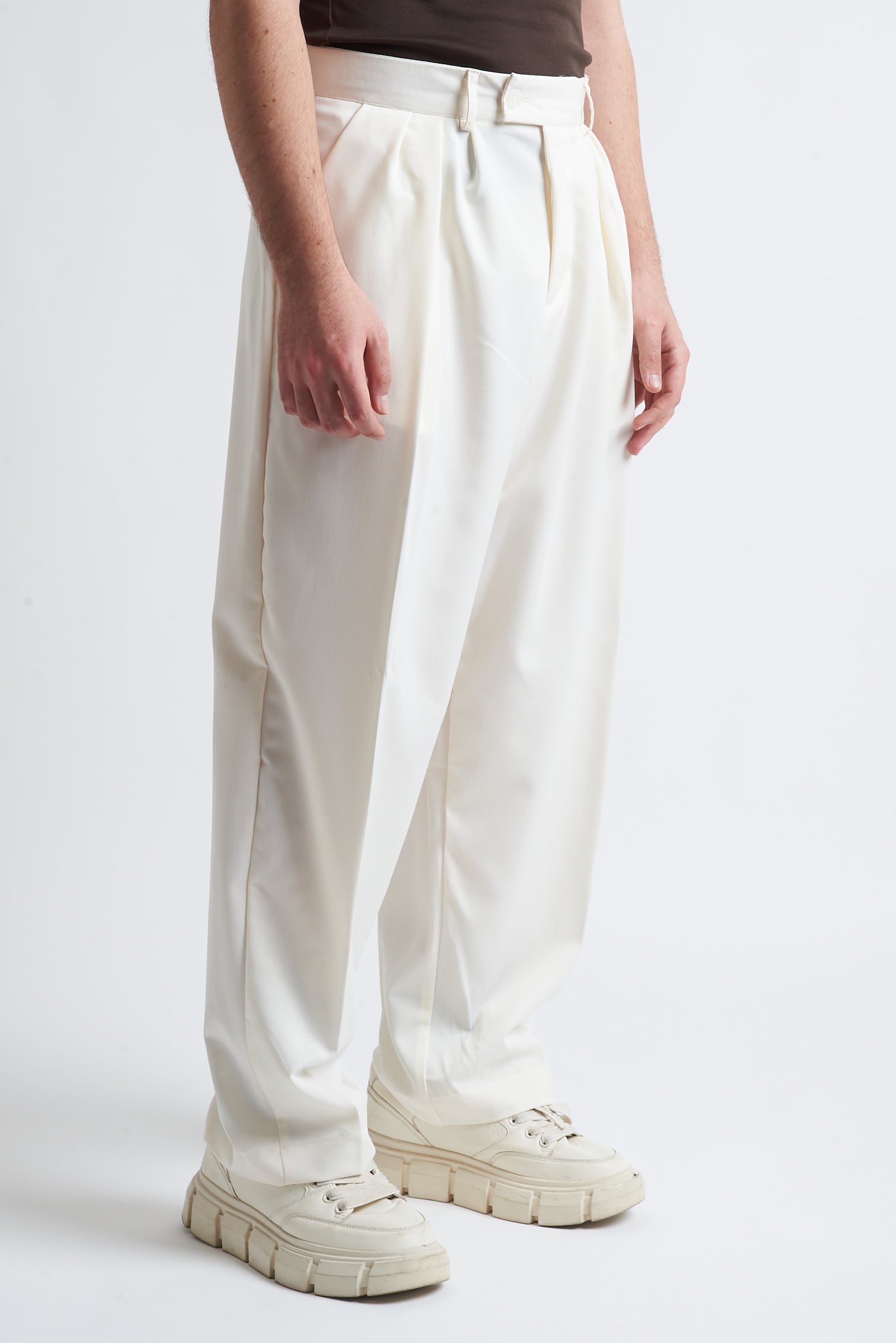 Pantaloni tre pence poliviscosa