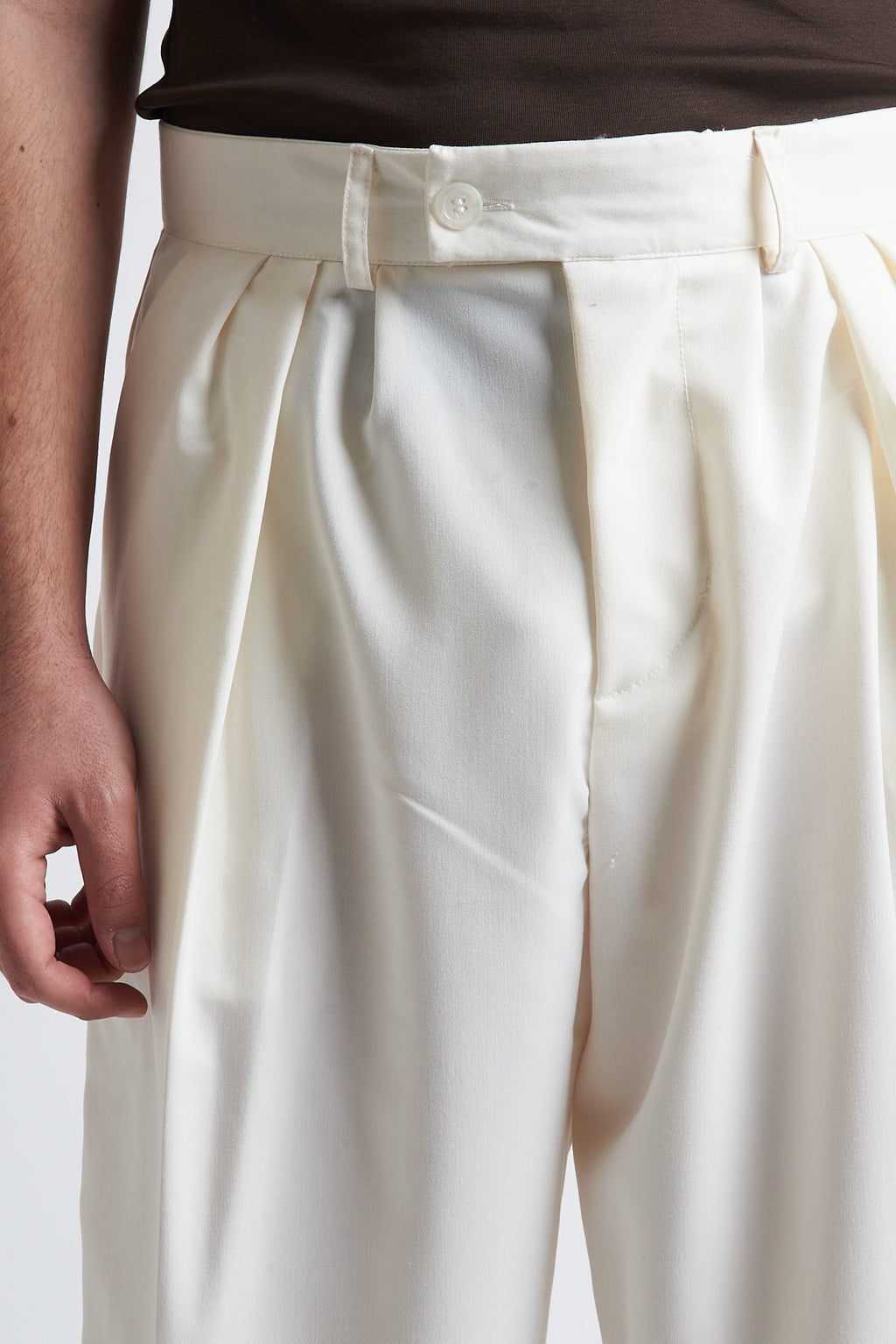 Pantaloni tre pence poliviscosa