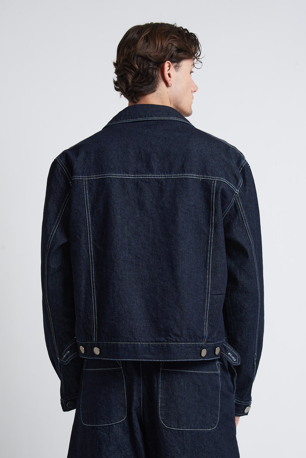 Giubbino denim in cotone