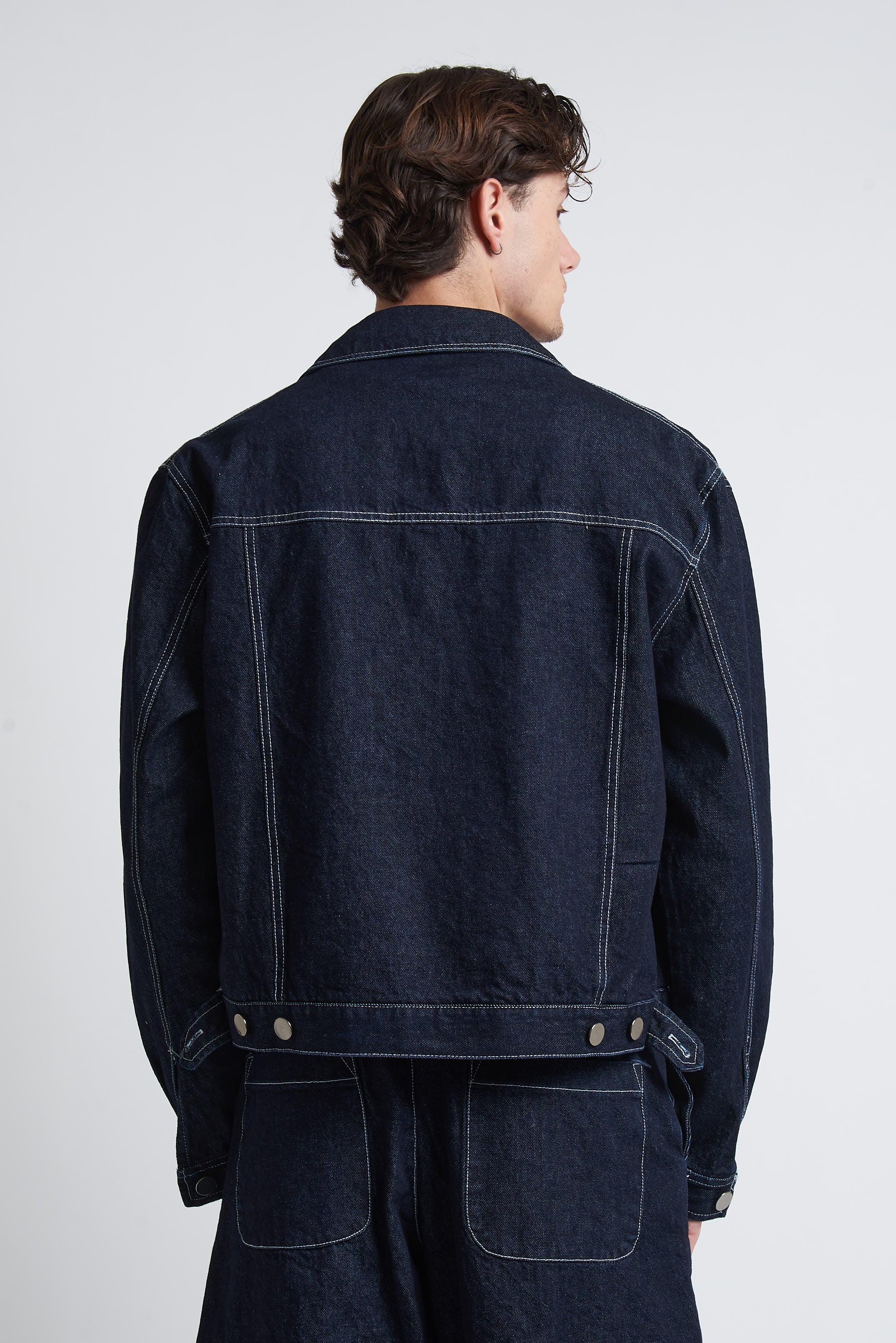 Giubbino denim in cotone