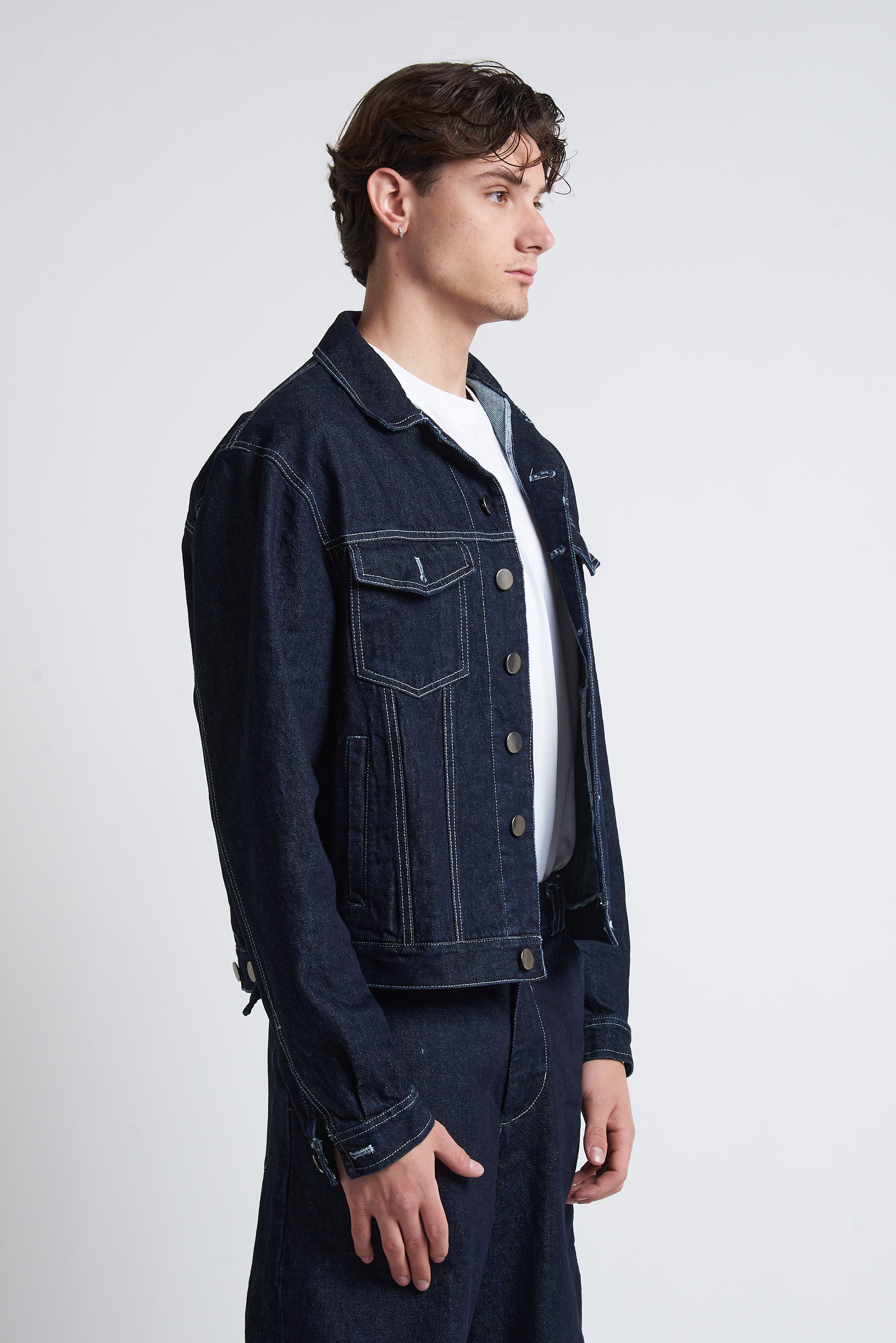 Giubbino denim in cotone