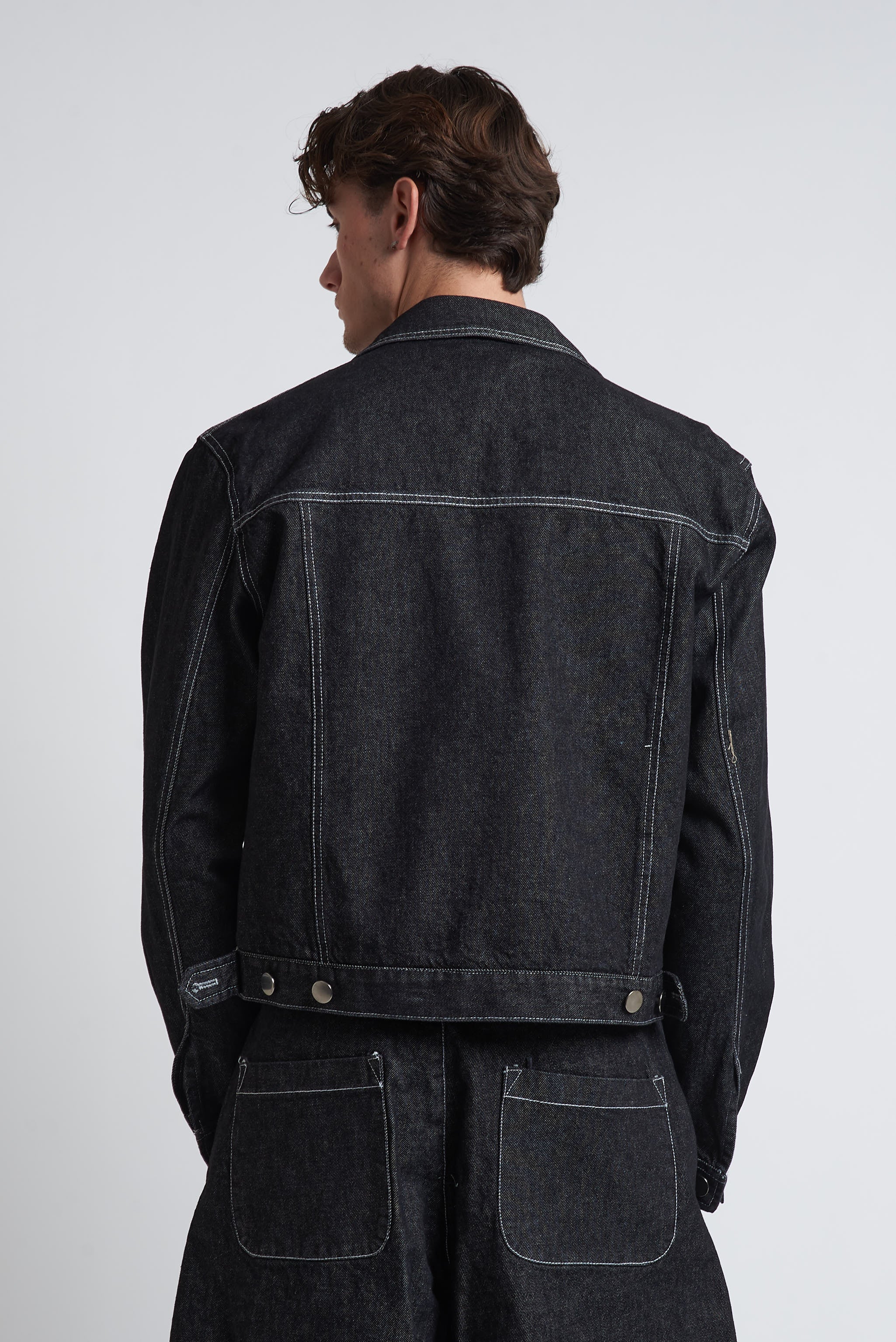 Giubbino denim in cotone