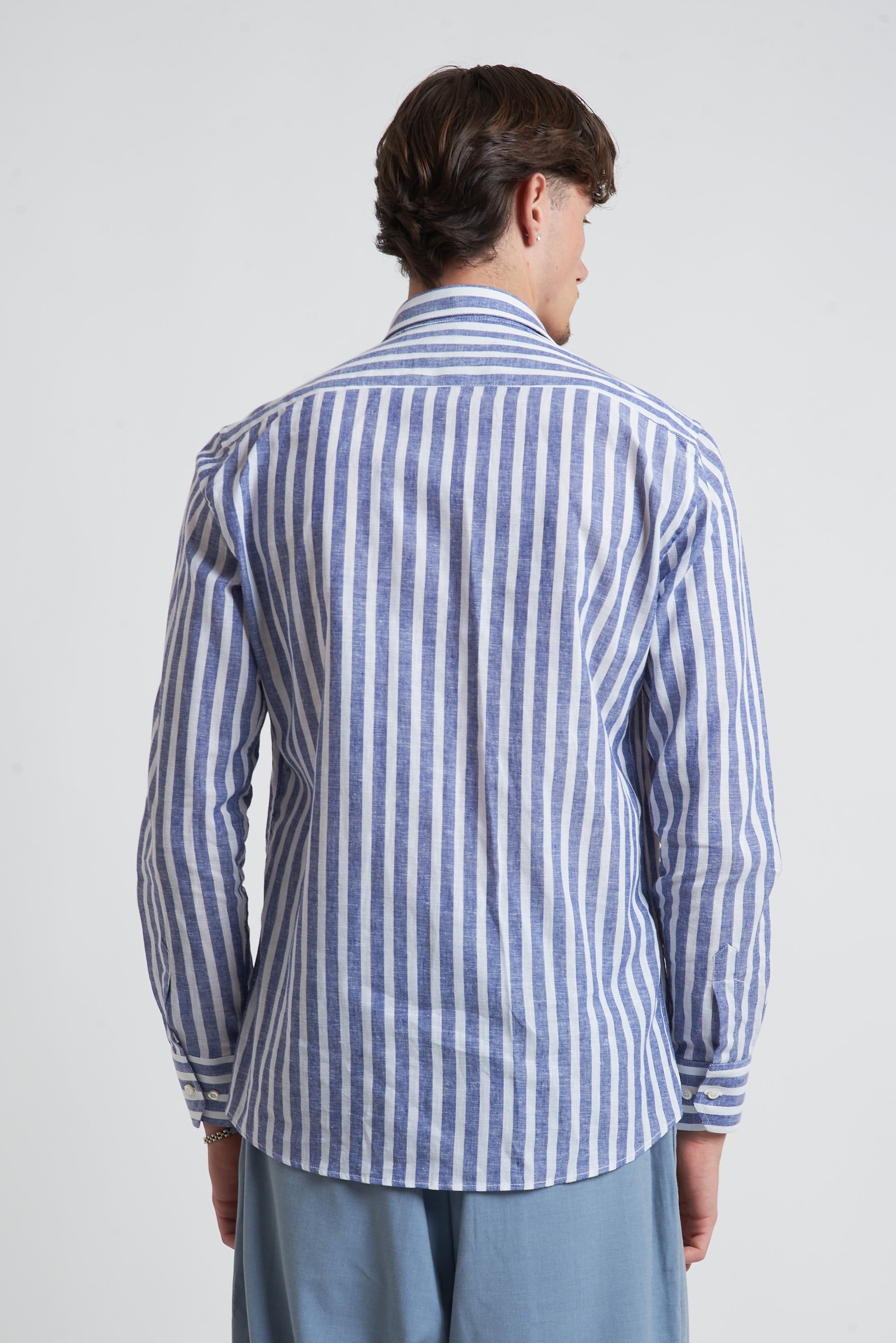Camicia regular in lino