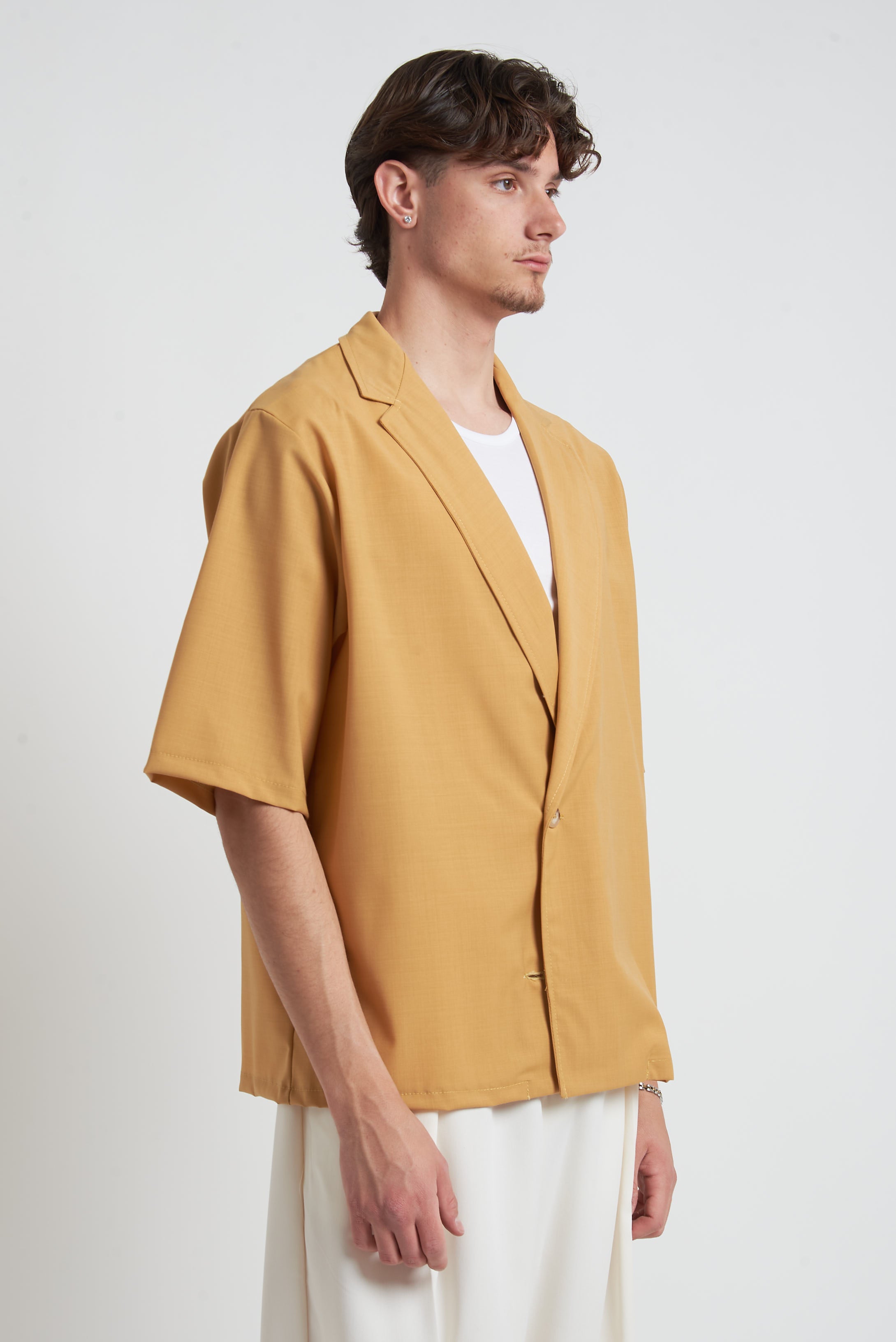 Camicia  doppiopetto collo giacca