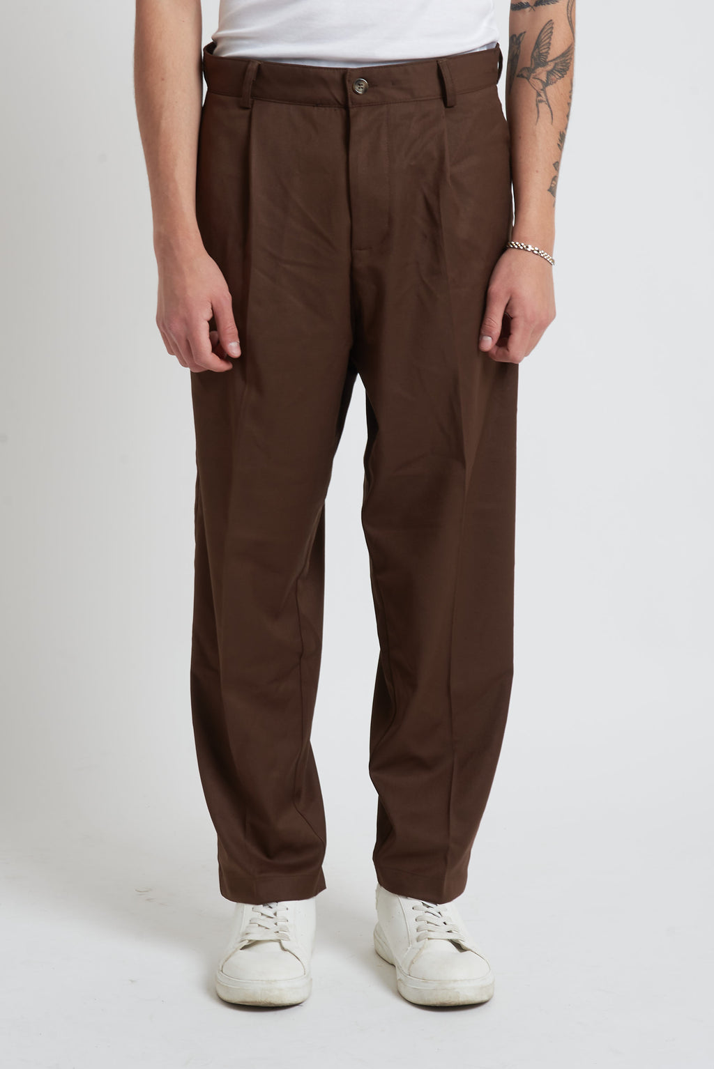 Pantalone fondo largo tasca americana