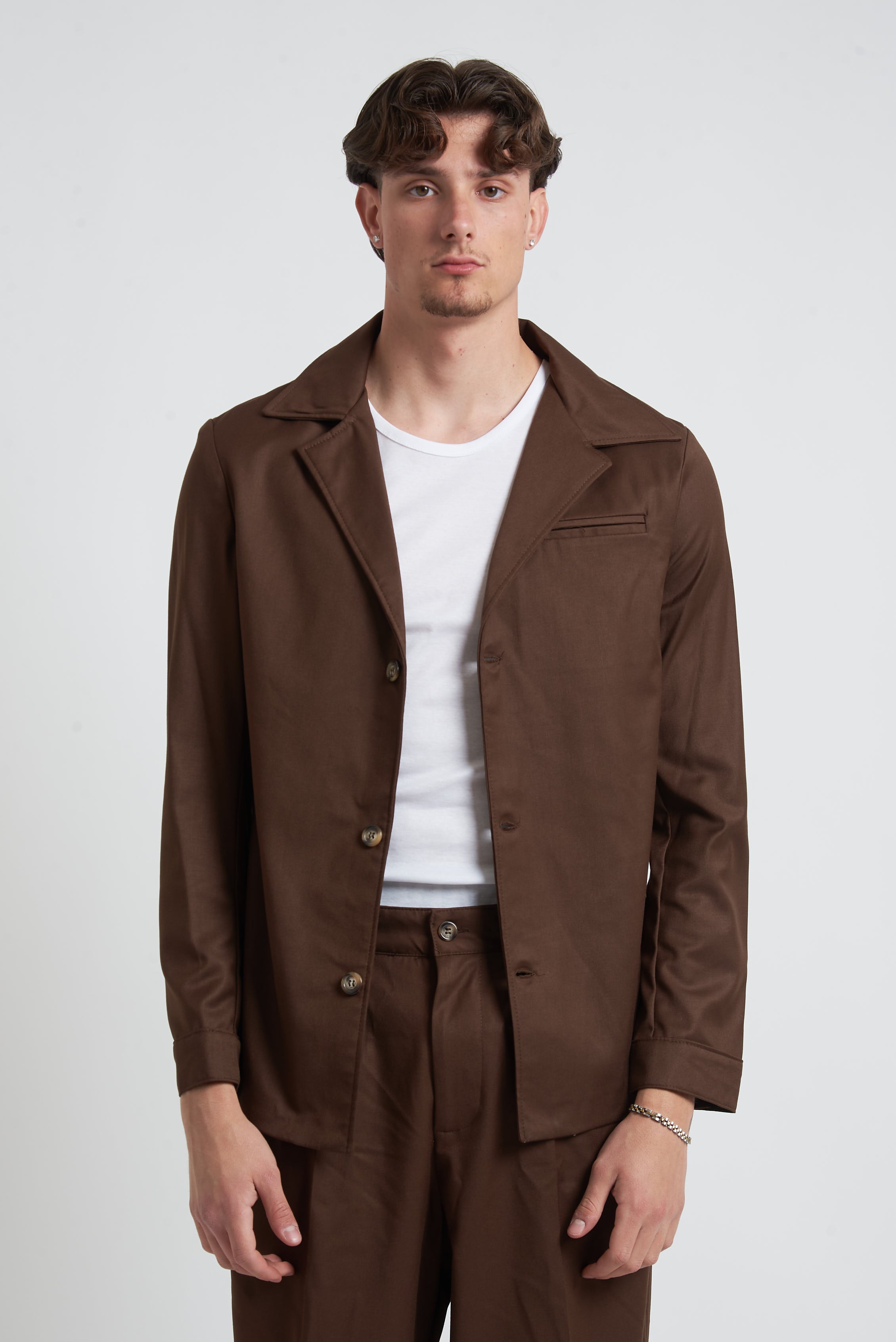 Camicia collo giacca regular