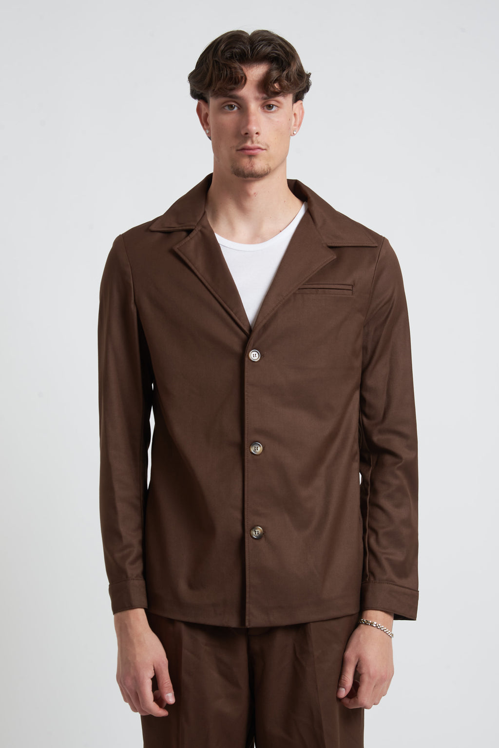 Camicia collo giacca regular